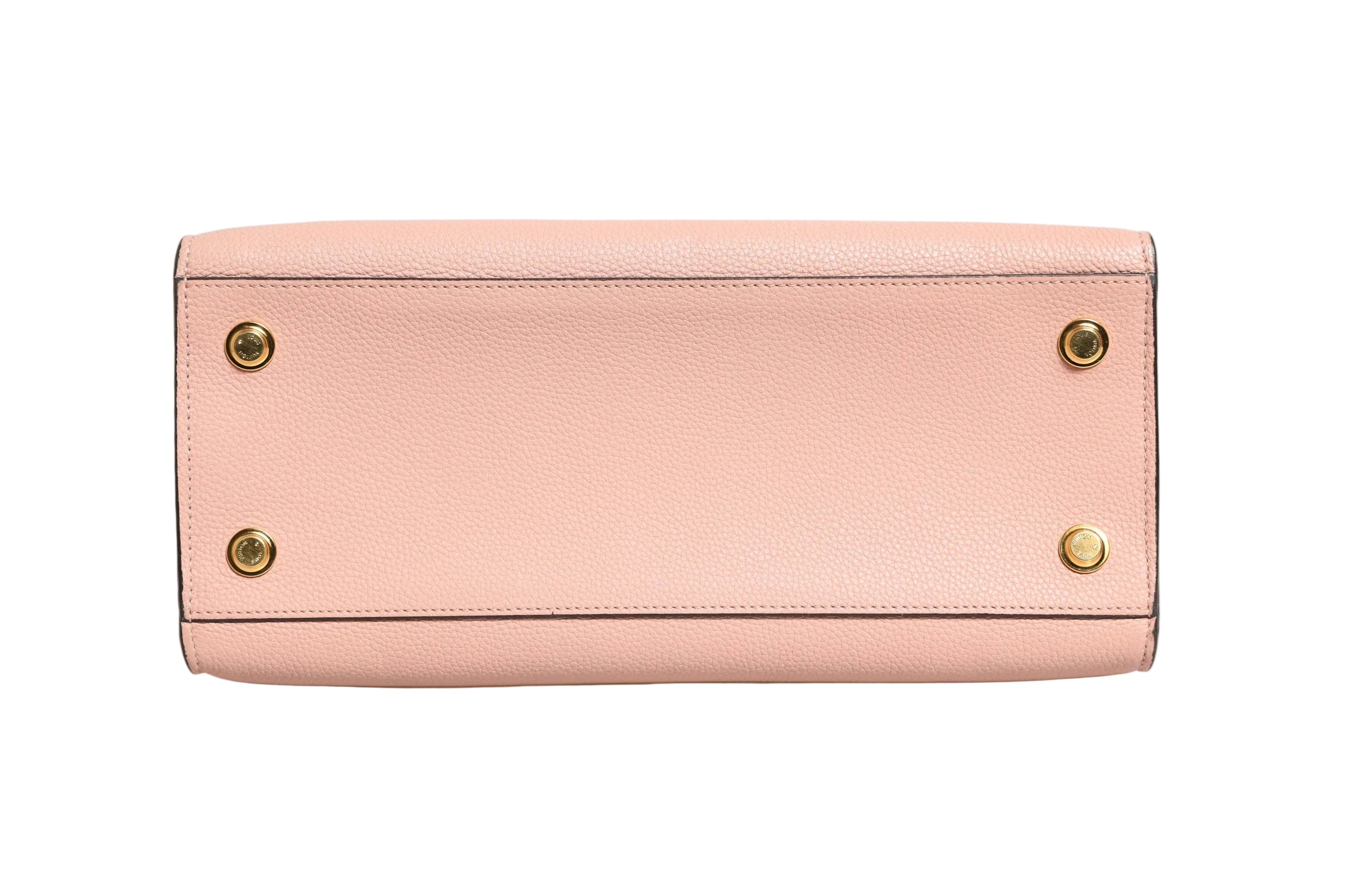 Pre-Owned Louis Vuitton Pink and Black Leather City Steamer Leather Handbag Pink, Blue Women's B+ (Good — light signs of wear)