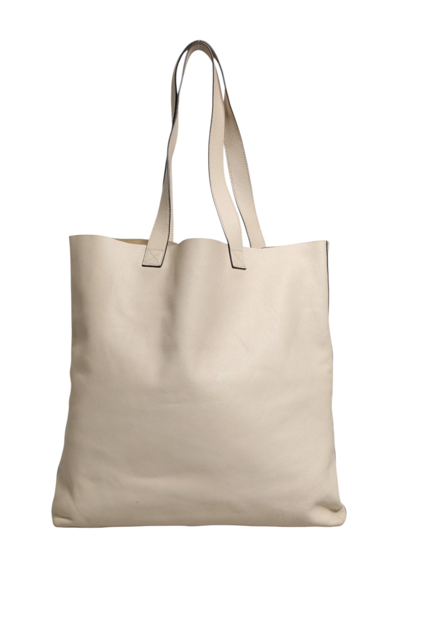 Pre-Owned Gucci White Web Sherry Logo Print Tote Bag Beige Women's B+ (Good — light signs of wear)