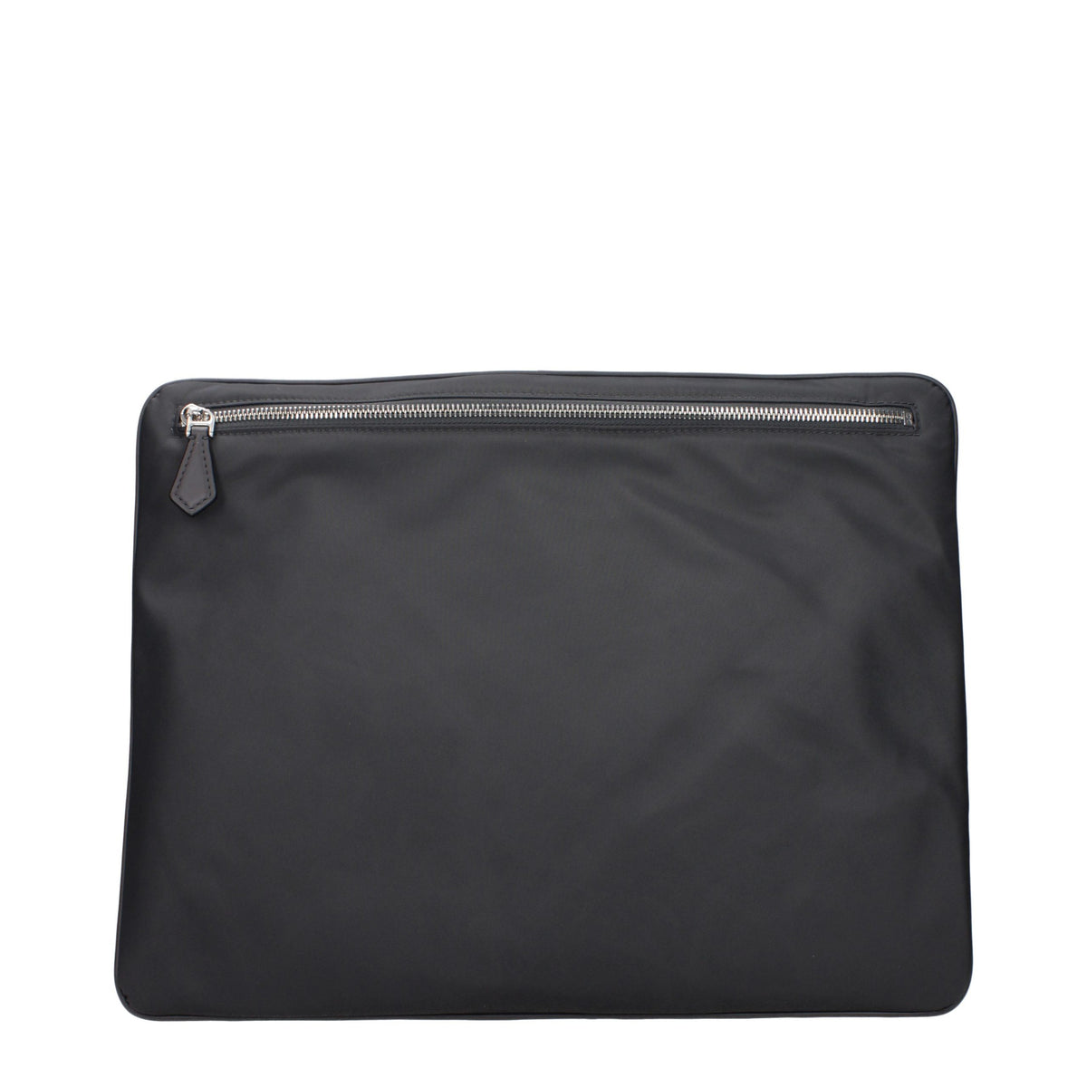 New Dolce & Gabbana Gray Fabric Clutch Bag