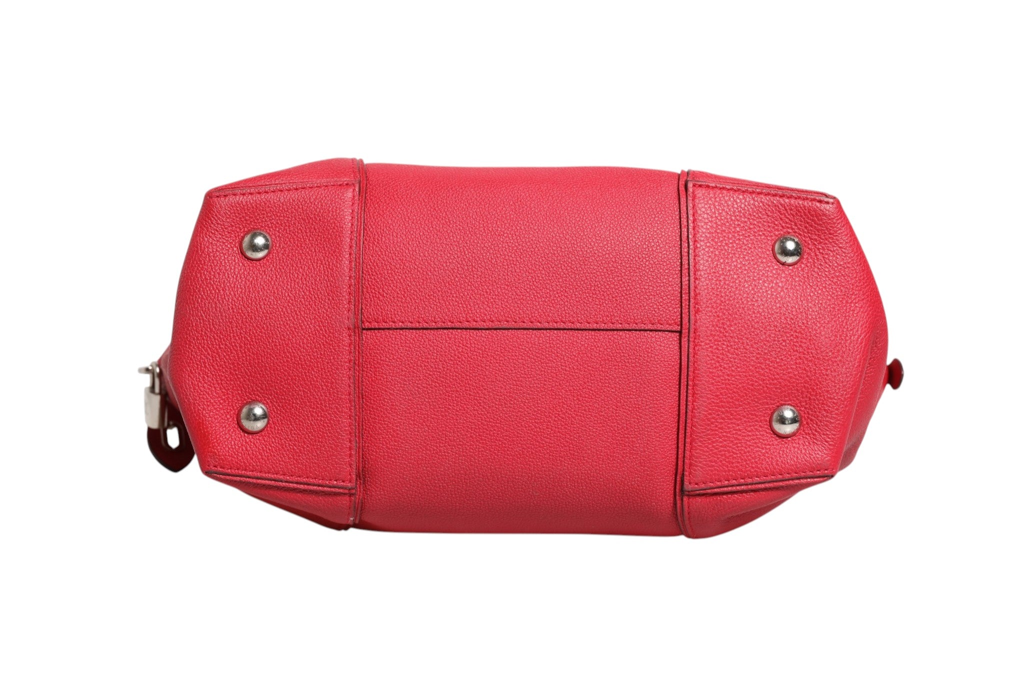 Pre-Owned Louis Vuitton Griotte Taurillon Leather Soft Lockit MM Crossbody Bag Red Women's B+ (Good — light signs of wear)