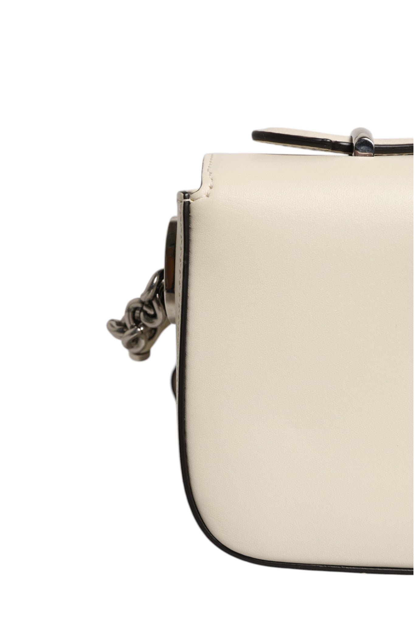 Pre-Owned Gucci Petite GG Flap Shoulder Bag White Women's B+ (Good — light signs of wear)