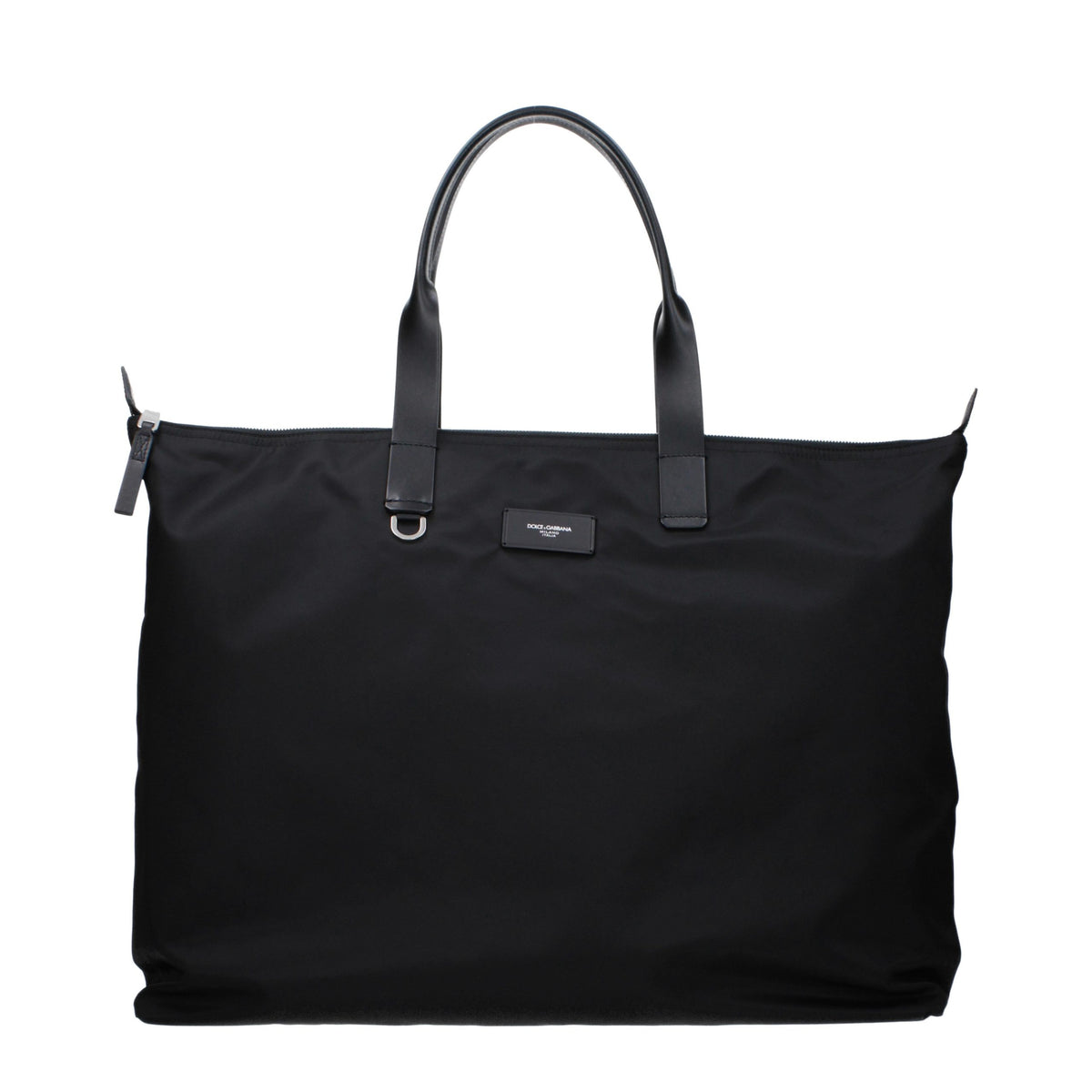 New Dolce & Gabbana Black Nylon Shoulder Bag