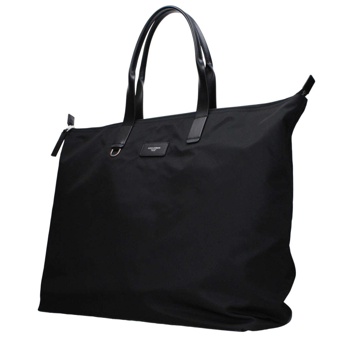 New Dolce & Gabbana Black Nylon Shoulder Bag