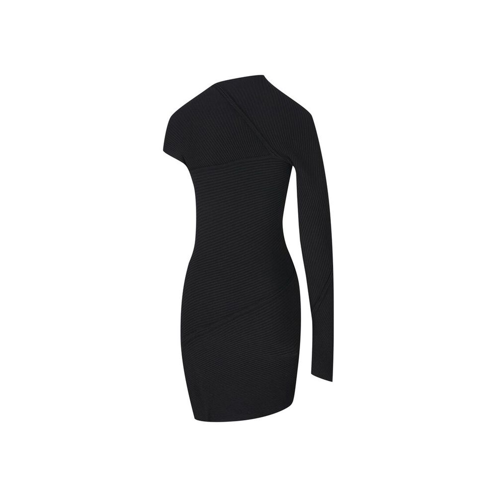 Balenciaga Black Polyester Cocktail Dress