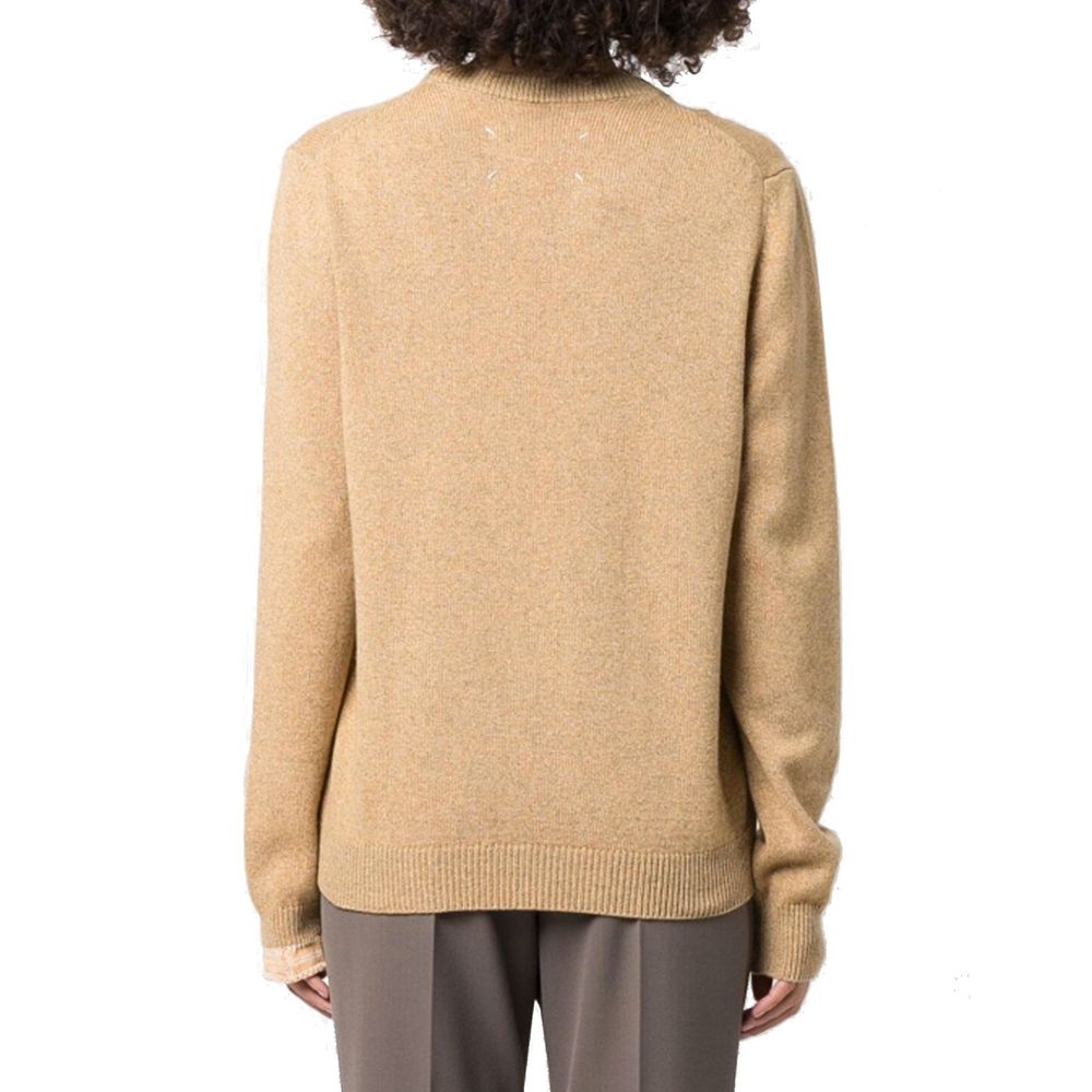 Maison Margiela Brown Cashmere Sweater