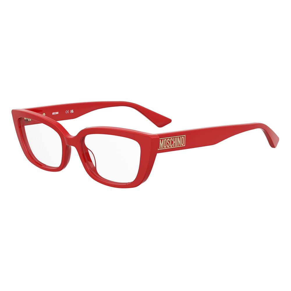 Love Moschino Red Plastic Glasses (Frames)