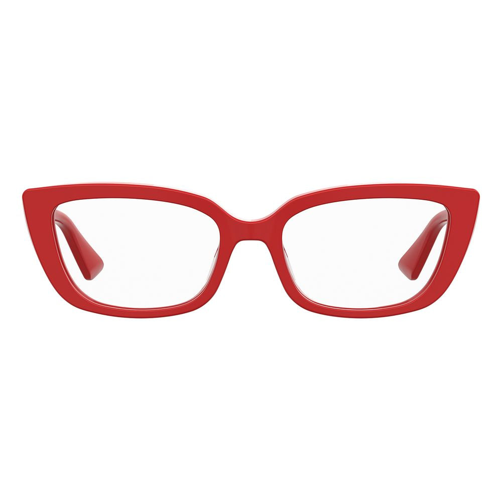 Love Moschino Red Plastic Glasses (Frames)