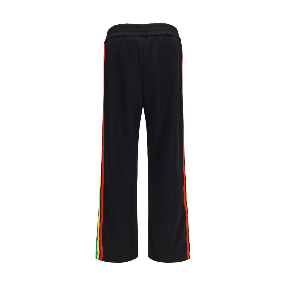 Palm Angels Black Athletic Pants