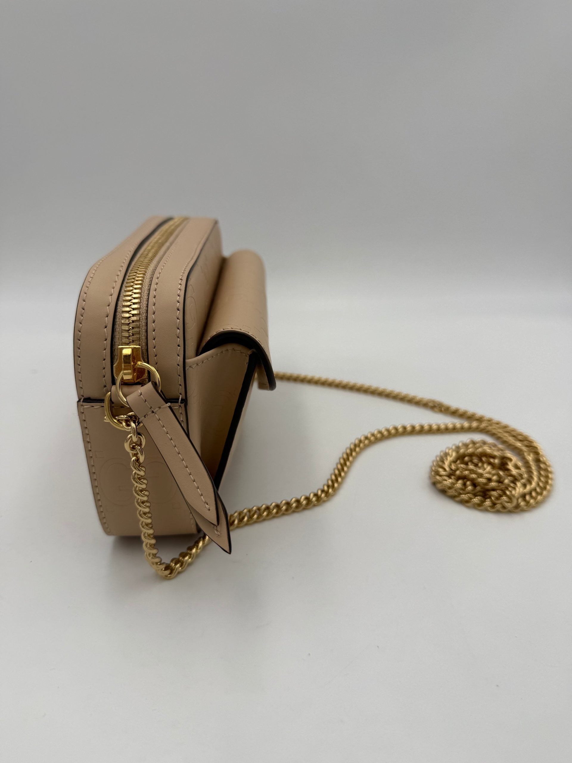 Pre-Owned Gucci GUCCI GG Jumbo Beige with Front Pocket Shoulder Bag White Women's AB (Very Good — between Lightly Used and Used)