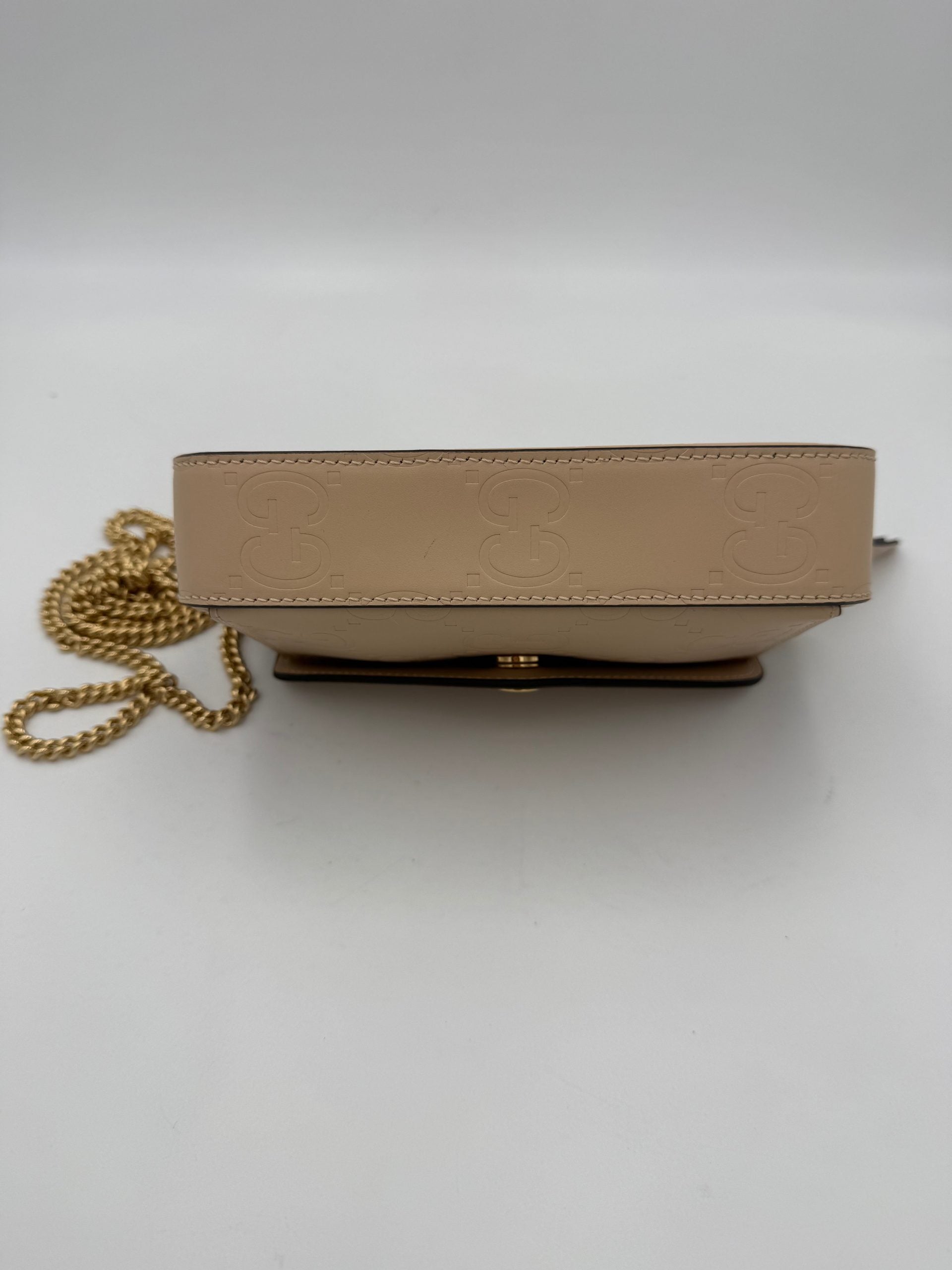 Pre-Owned Gucci GUCCI GG Jumbo Beige with Front Pocket Shoulder Bag White Women's AB (Very Good — between Lightly Used and Used)