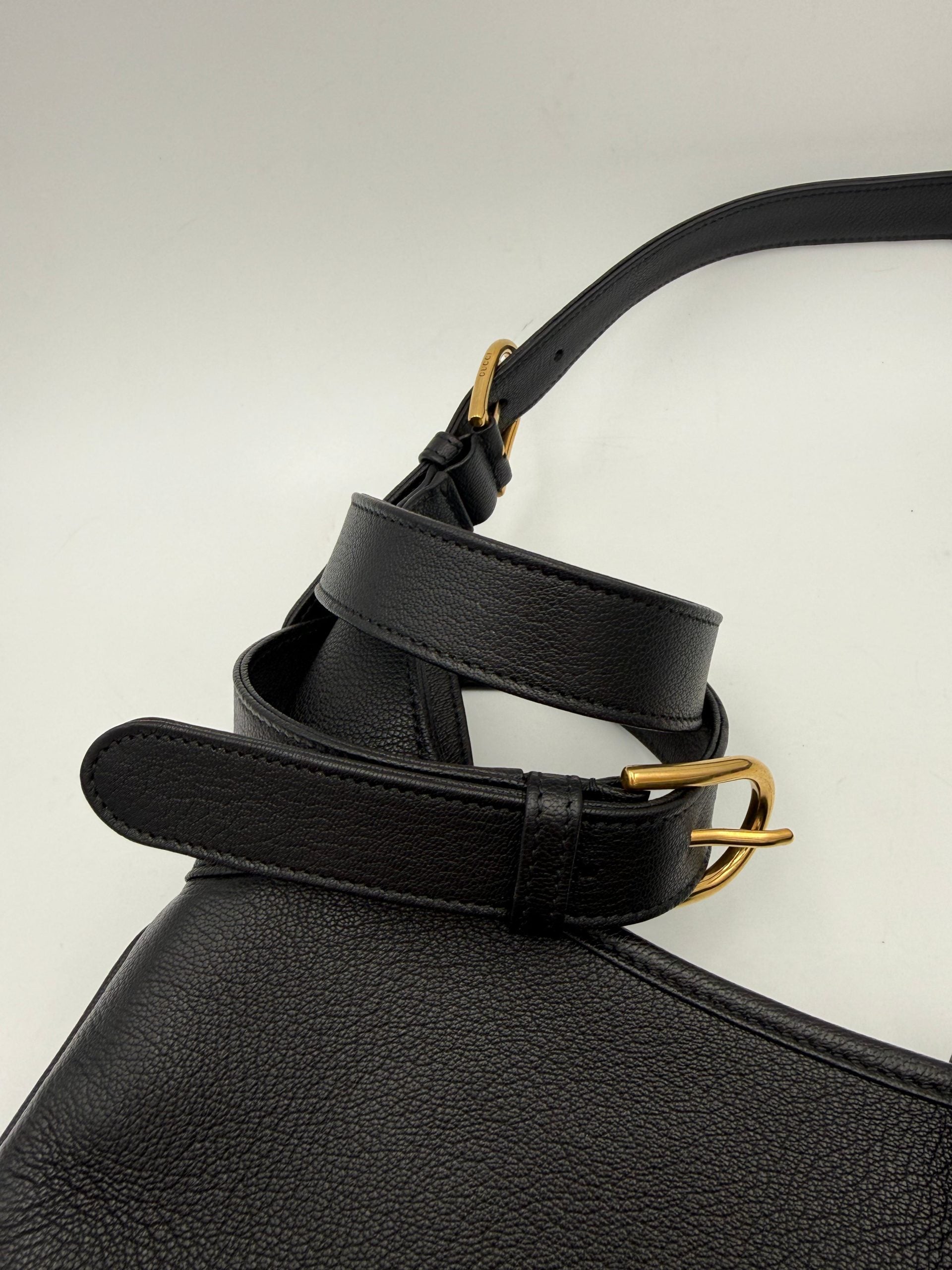 Pre-Owned Gucci GUCCI APHRODITE Black Shoulder or Crossbody Bag White Women's AB (Very Good — between Lightly Used and Used)