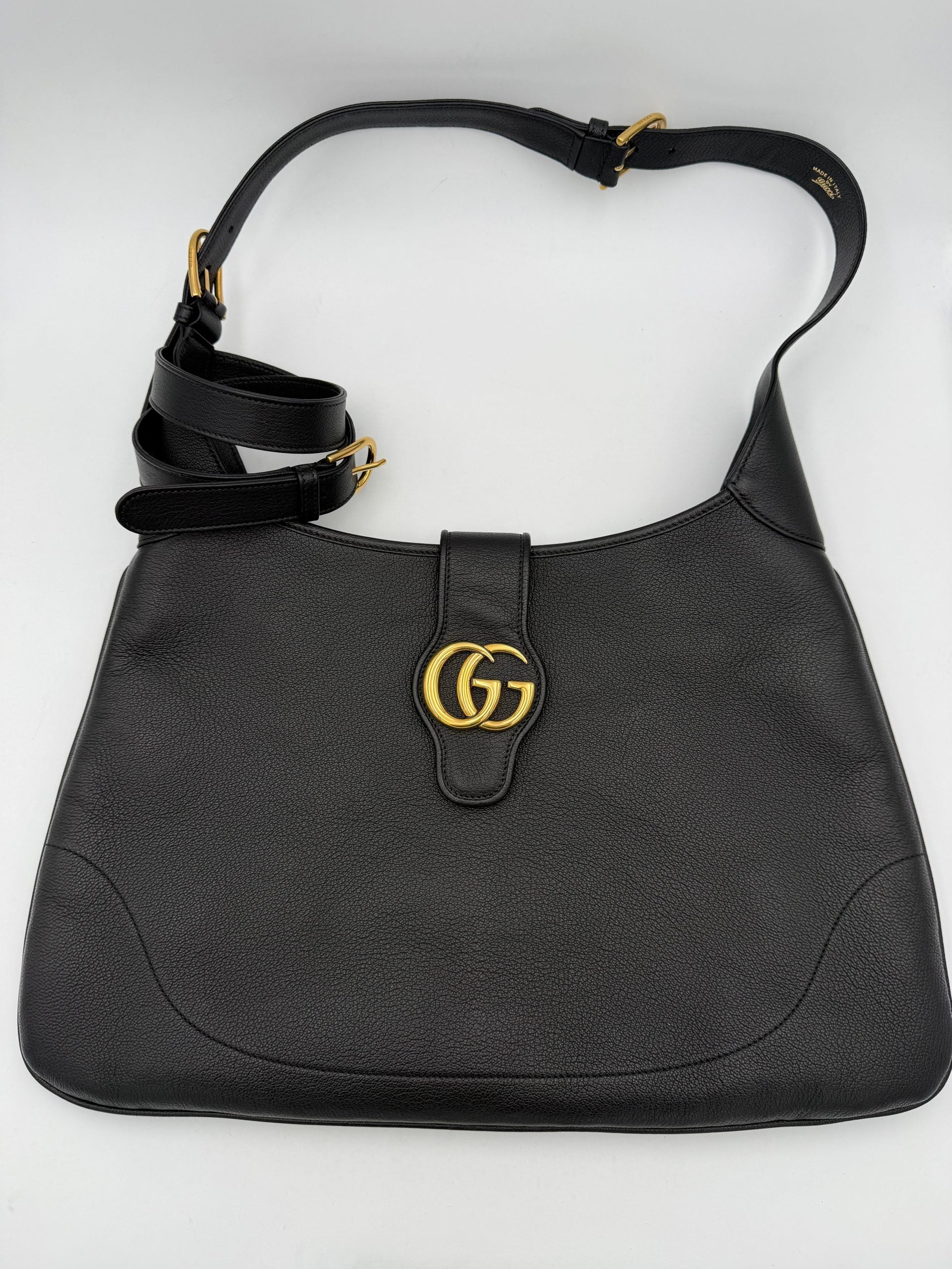 Pre-Owned Gucci GUCCI APHRODITE Black Shoulder or Crossbody Bag White Women's AB (Very Good — between Lightly Used and Used)