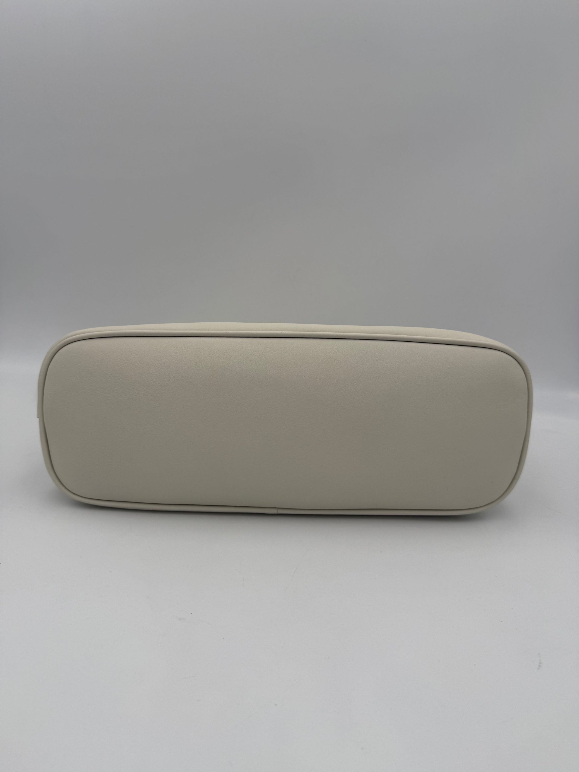 Pre-Owned Prada PRADA Bauletto BOWLING in Leather Handbag White Women's AB (Very Good — between Lightly Used and Used)