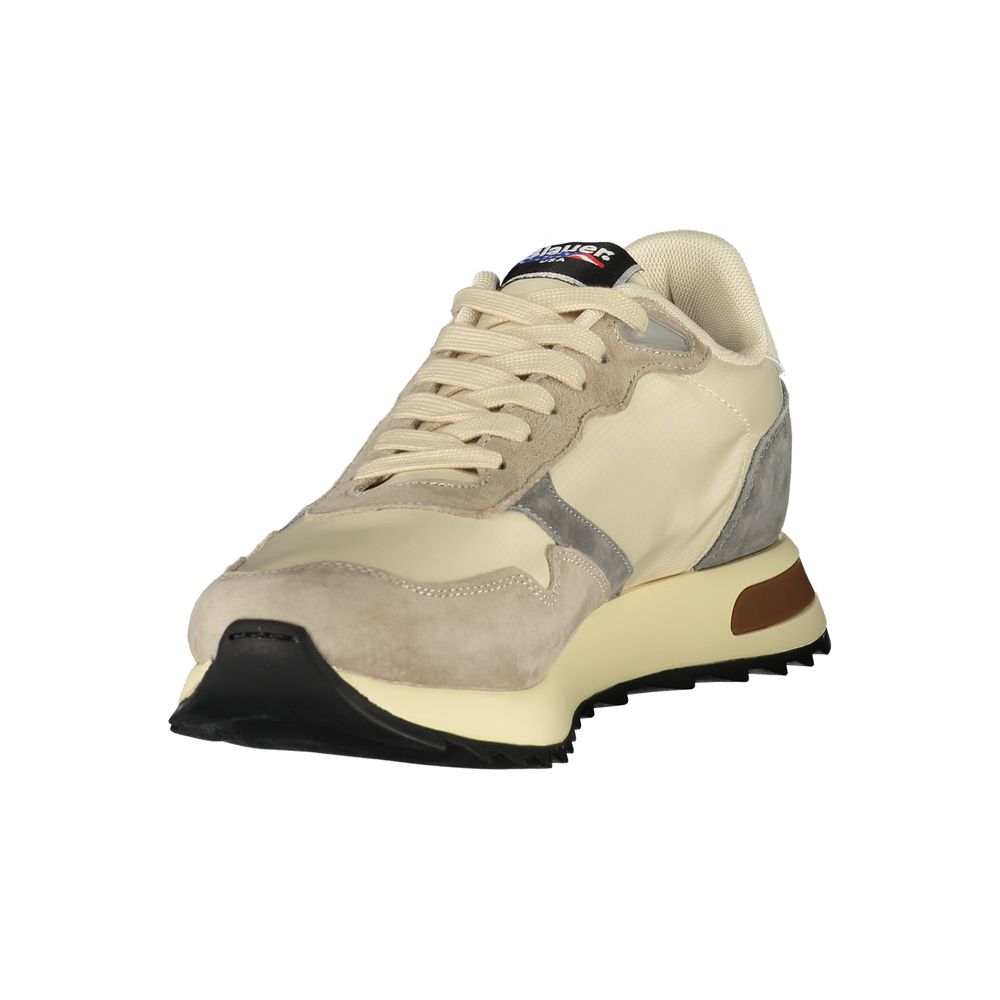 Blauer Beige Mens Sneaker