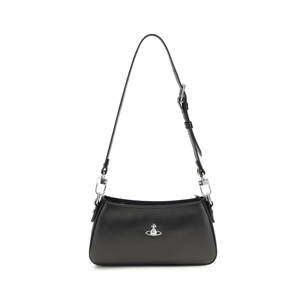Vivienne Westwood Black Leather Shoulder Bag