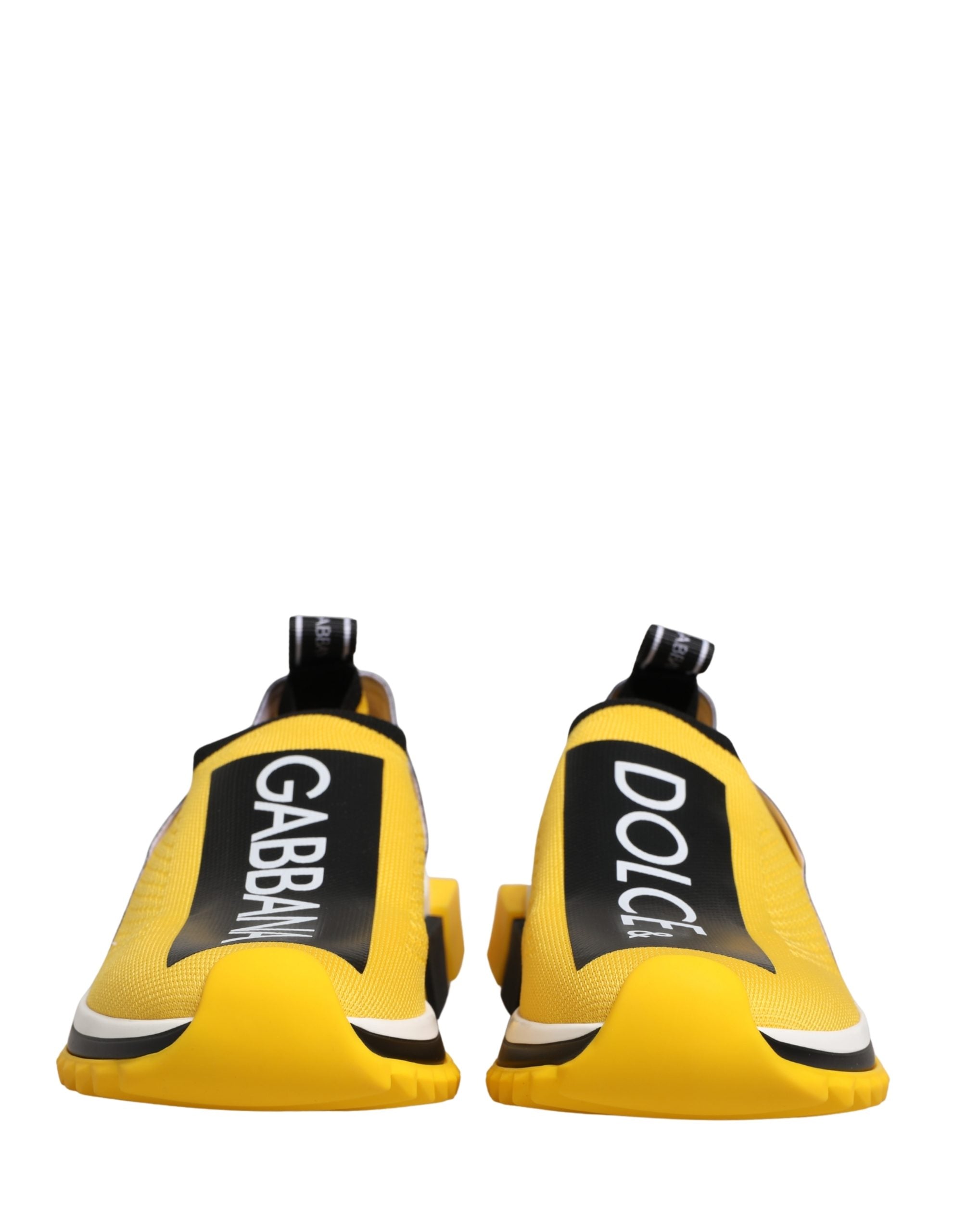 Dolce & Gabbana Yellow Sorrento SlipOn Low Top Sneakers Shoes