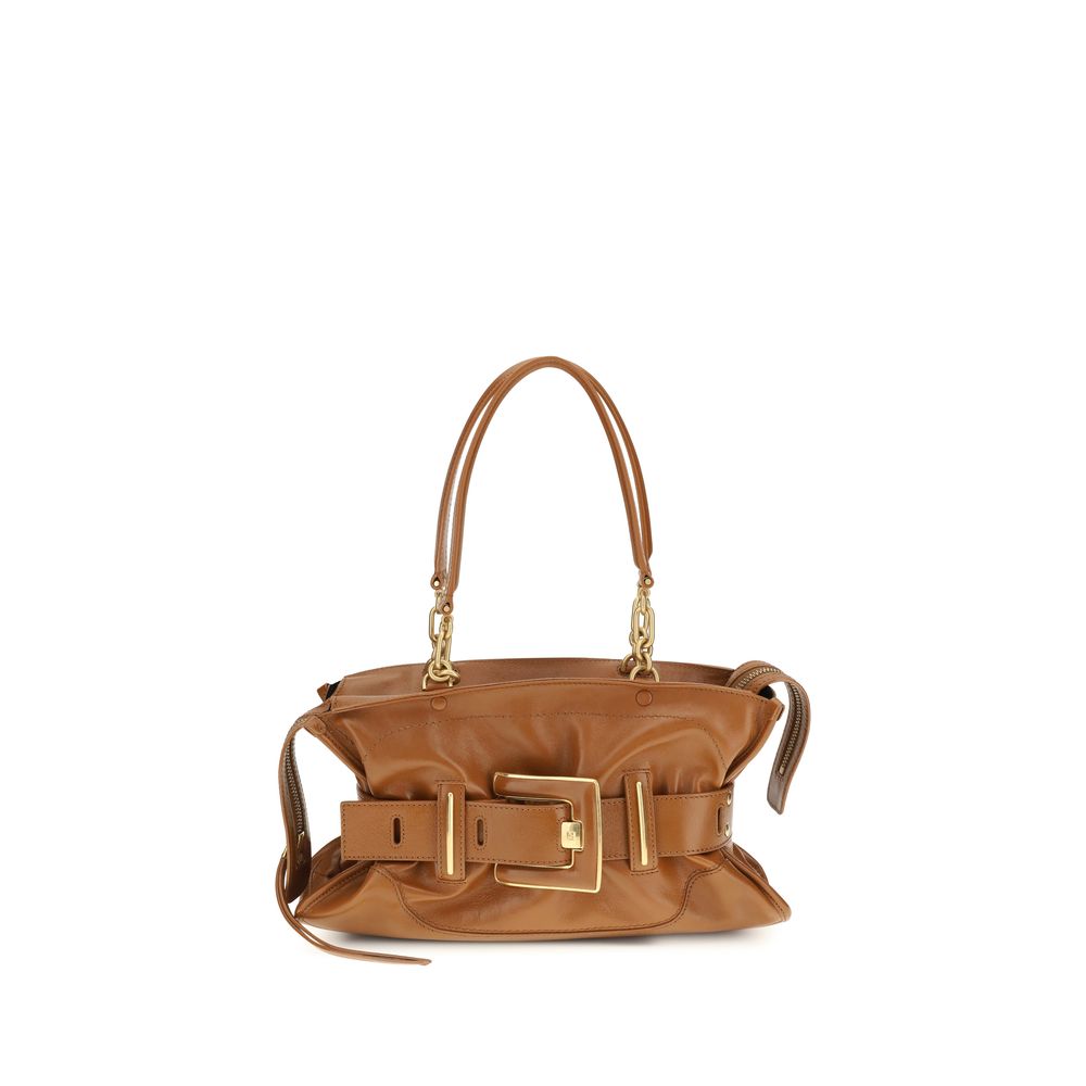 Balmain Brown Leather Handbag