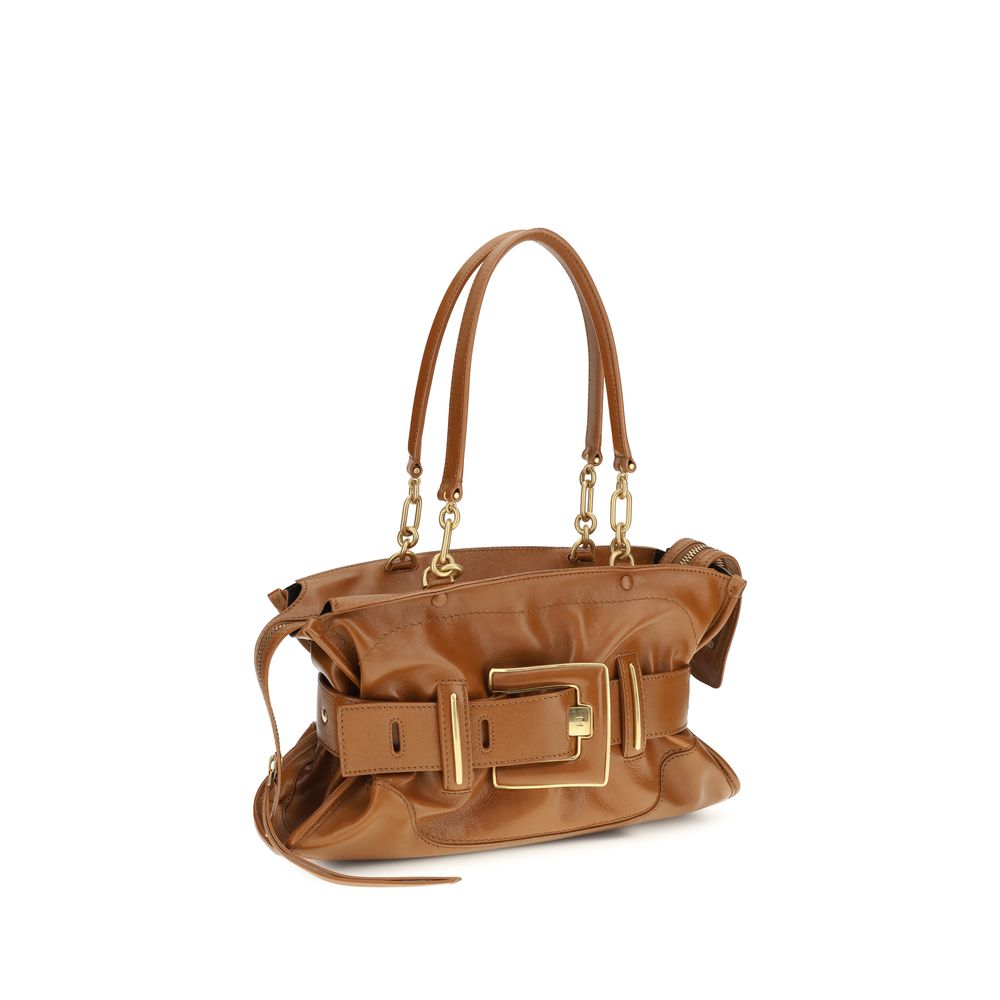Balmain Brown Leather Handbag
