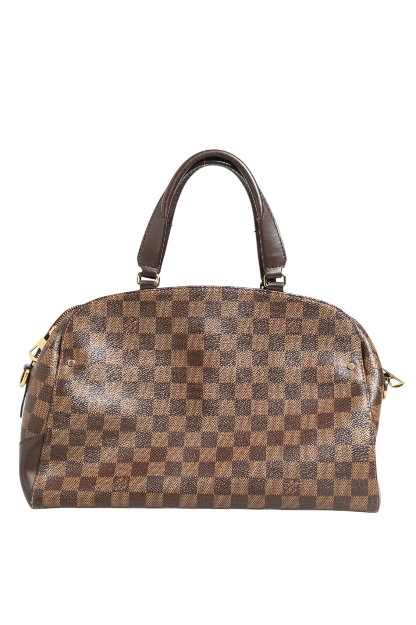 Pre-Owned Louis Vuitton Damier Ebene Kensington Bowling Bag Brown Women's B+ (Good — light signs of wear)