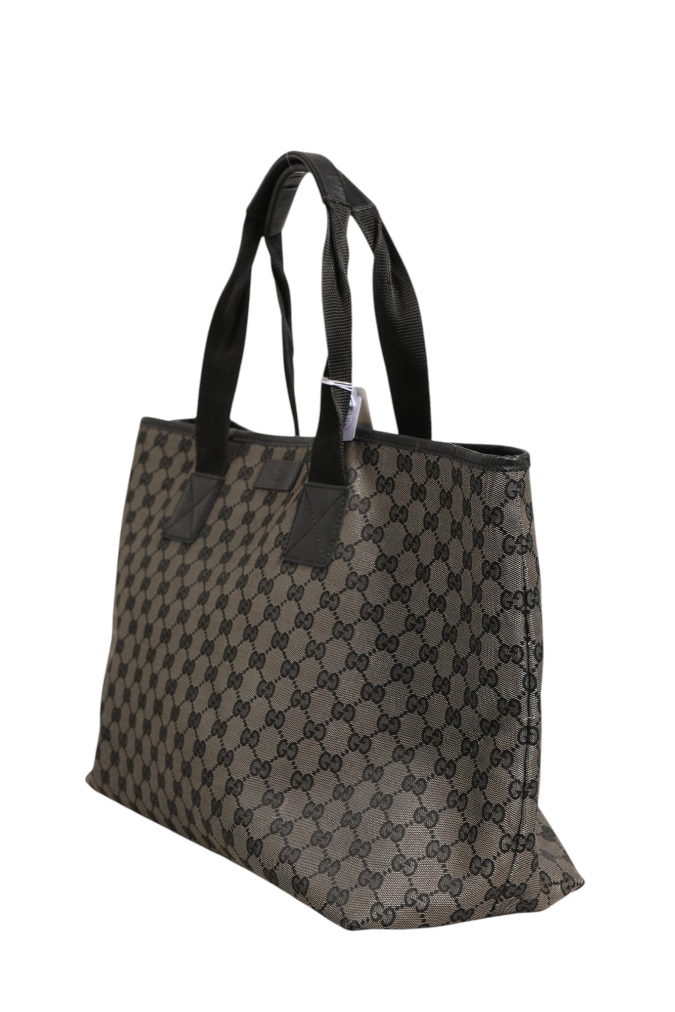 Pre-Owned Gucci GG Canvas Tote Bag Navy Blue Women's B+ (Good — light signs of wear)