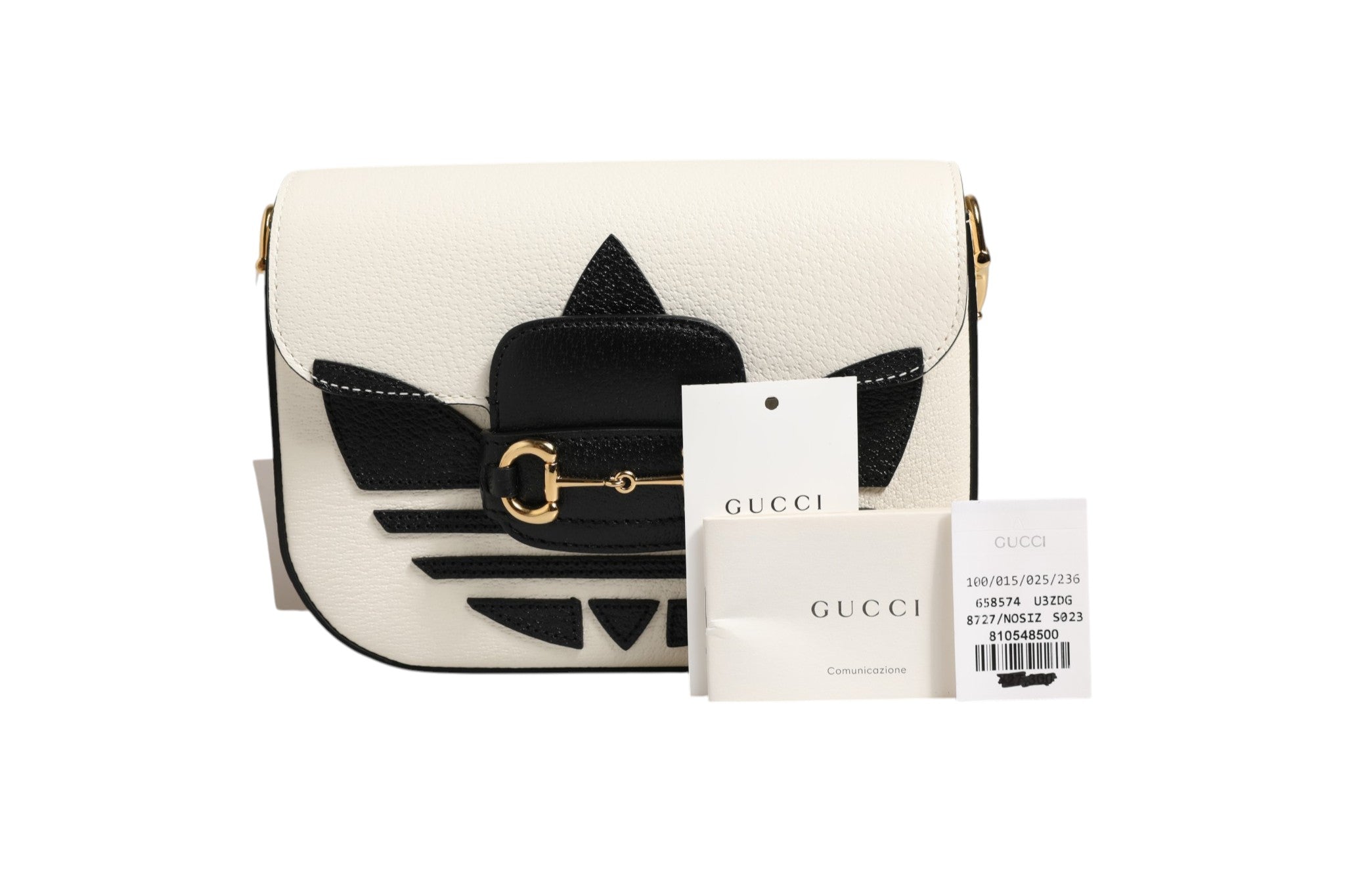 Pre-Owned Gucci x Adidas Horsebit 1955 Mini Shoulder Bag White Women's A (Excellent — Like New)