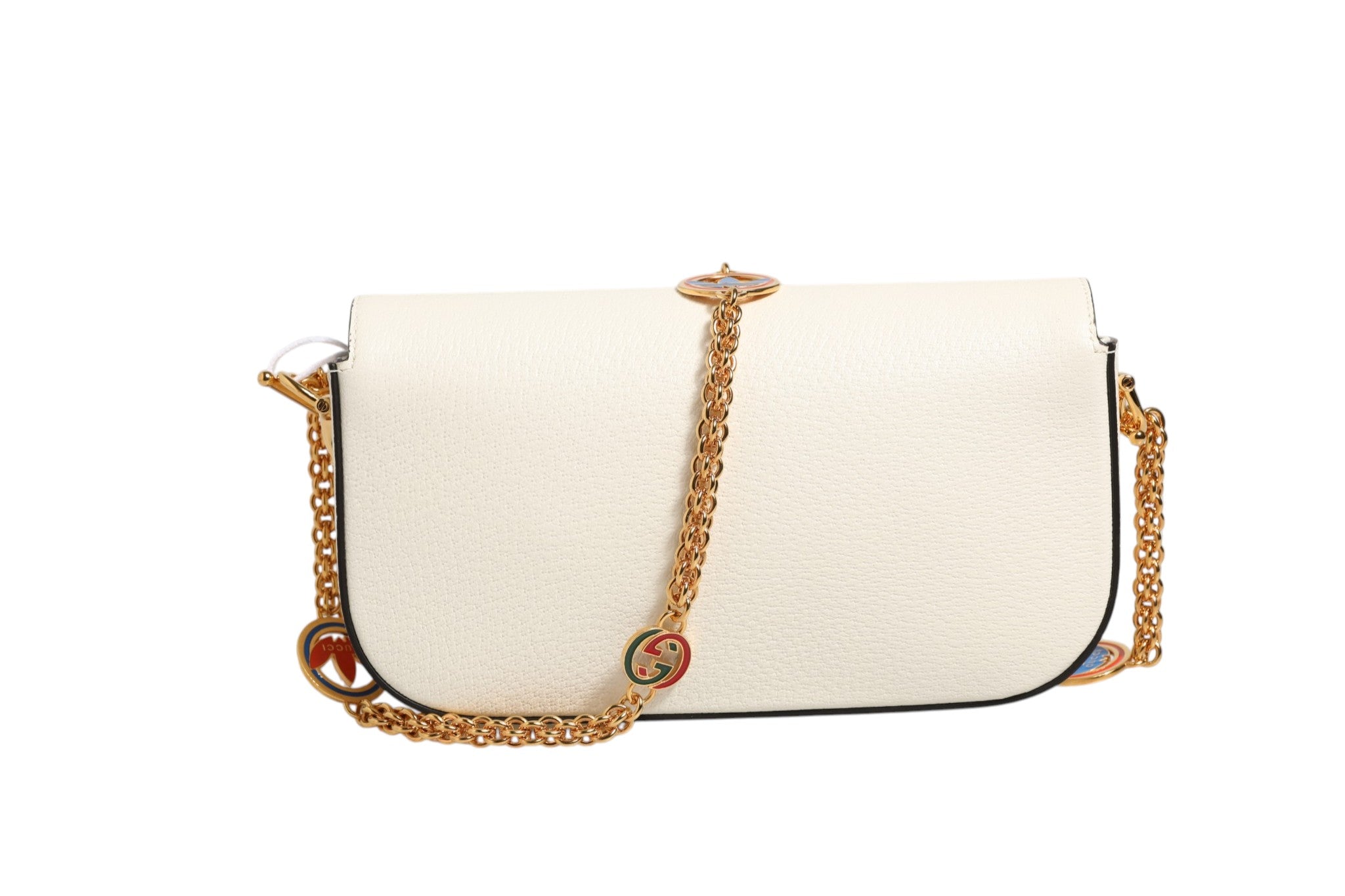 Pre-Owned Gucci x Adidas Horsebit 1955 Shoulder Bag Black/White White Women's A (Excellent — Like New)