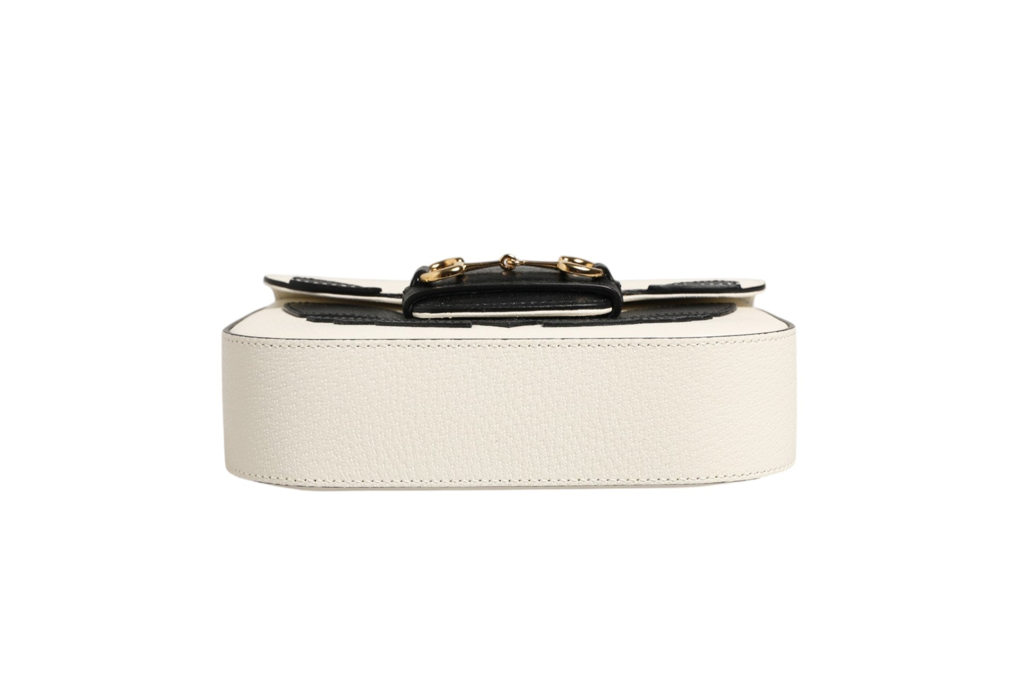 Pre-Owned Gucci x Adidas 1955 Horsebit Shoulder Bag White, Black Women's A (Excellent — Like New)