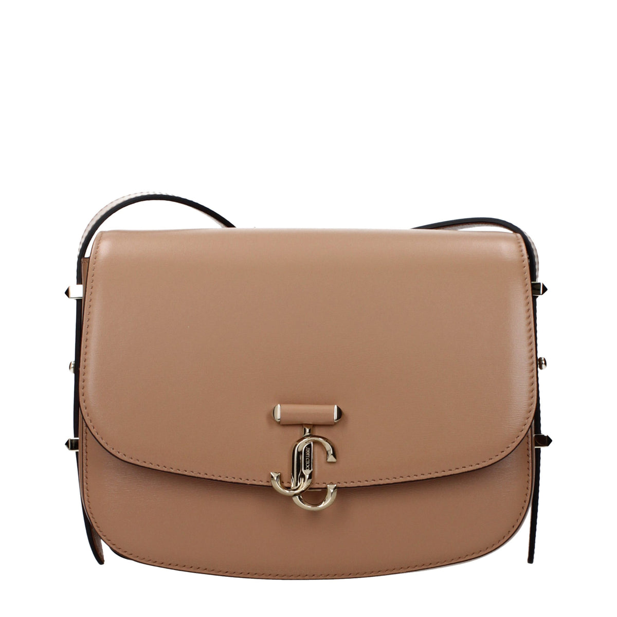 New Jimmy Choo Brown Leather Crossbody Bag