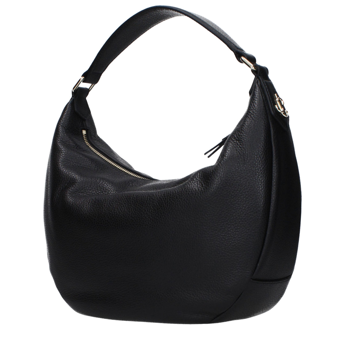 New Jimmy Choo Black Leather Shoulder Bag