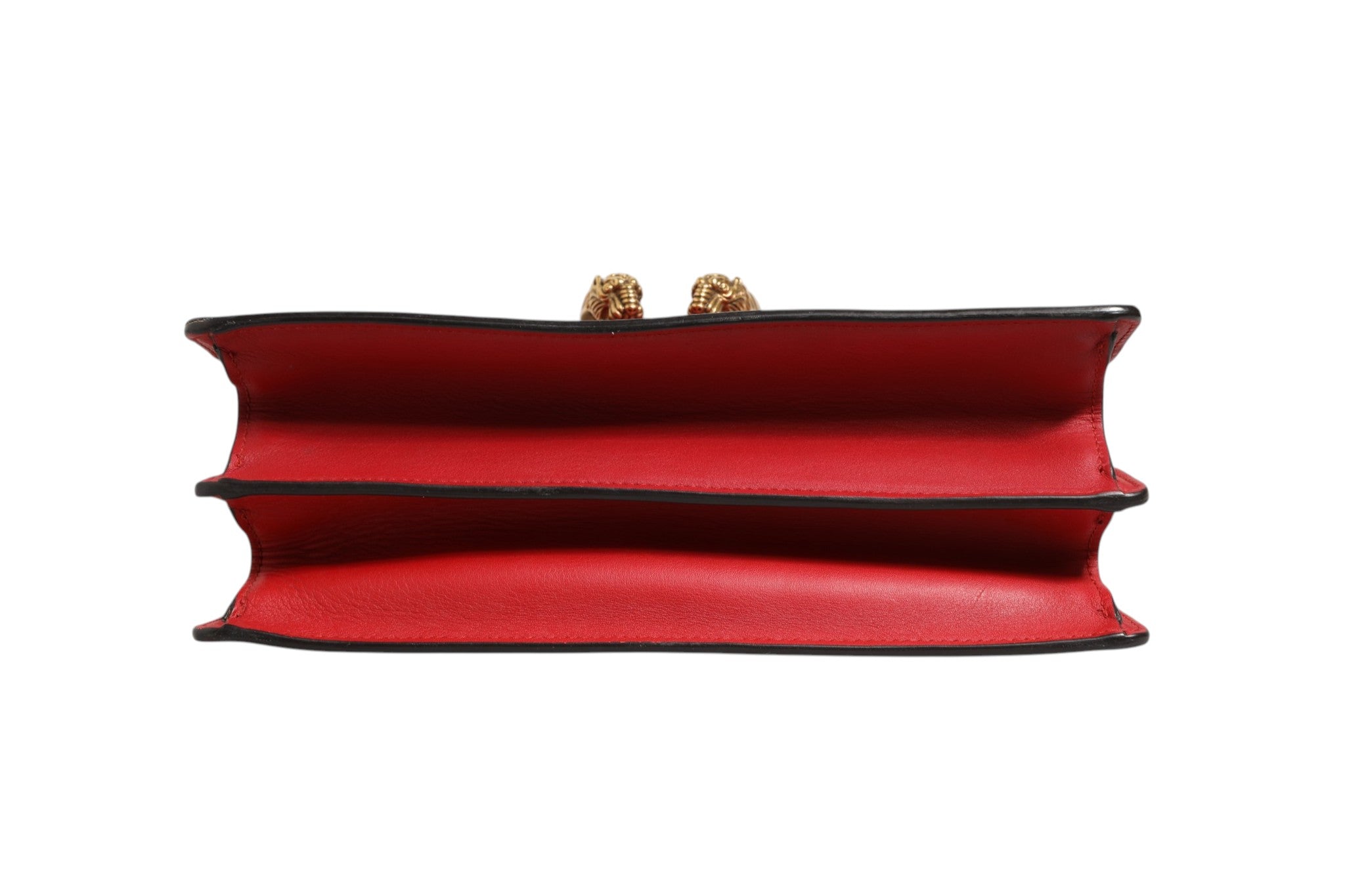 Pre-Owned Gucci Dionysus Bamboo Medium Top Handle Bag White Blue Red Red Women's B+ (Good — light signs of wear)