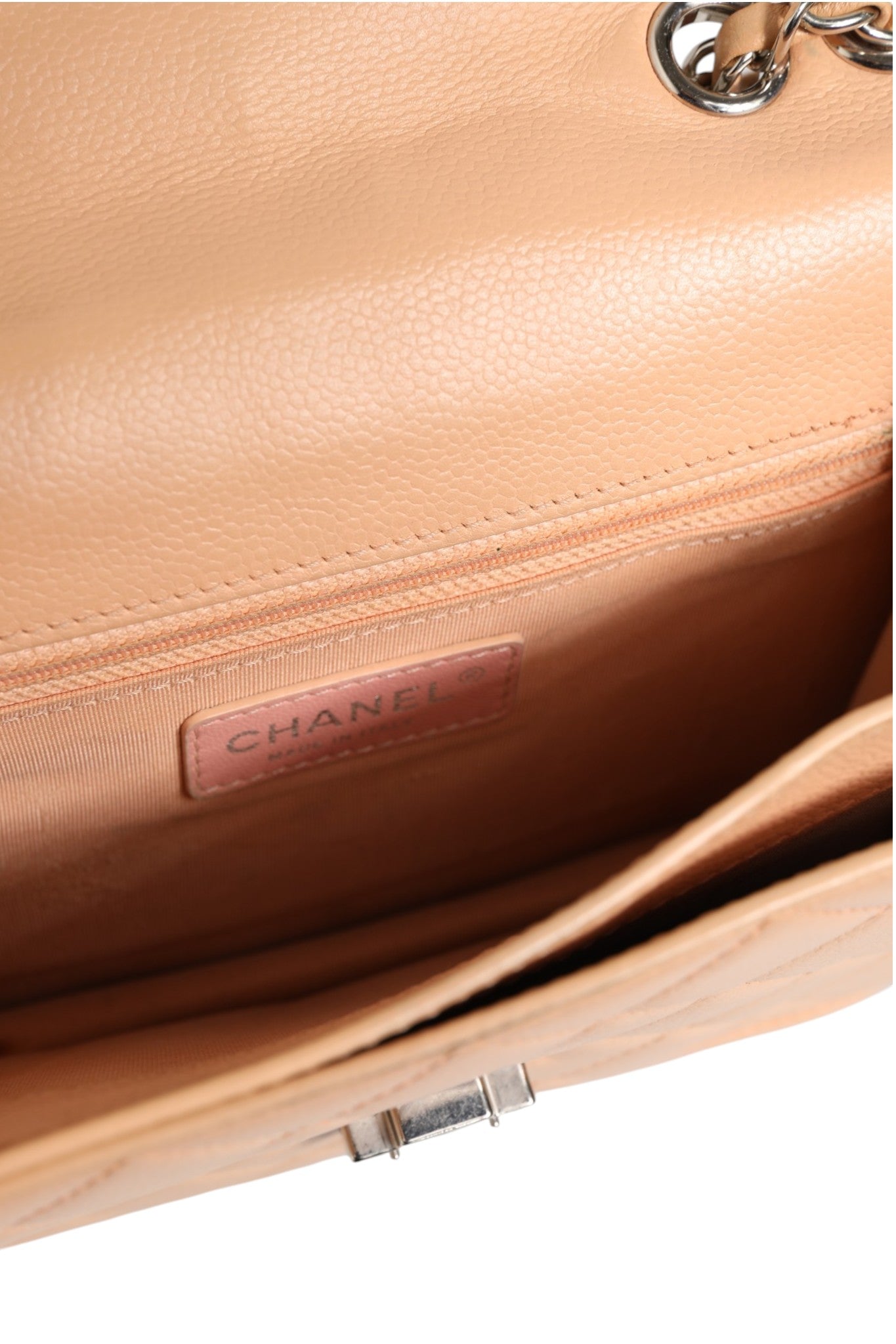 Pre-Owned Chanel Goatskin Quilted Small CC Box Flap Bag Pastel Pink Women's AB (Very Good — between Lightly Used and Used)