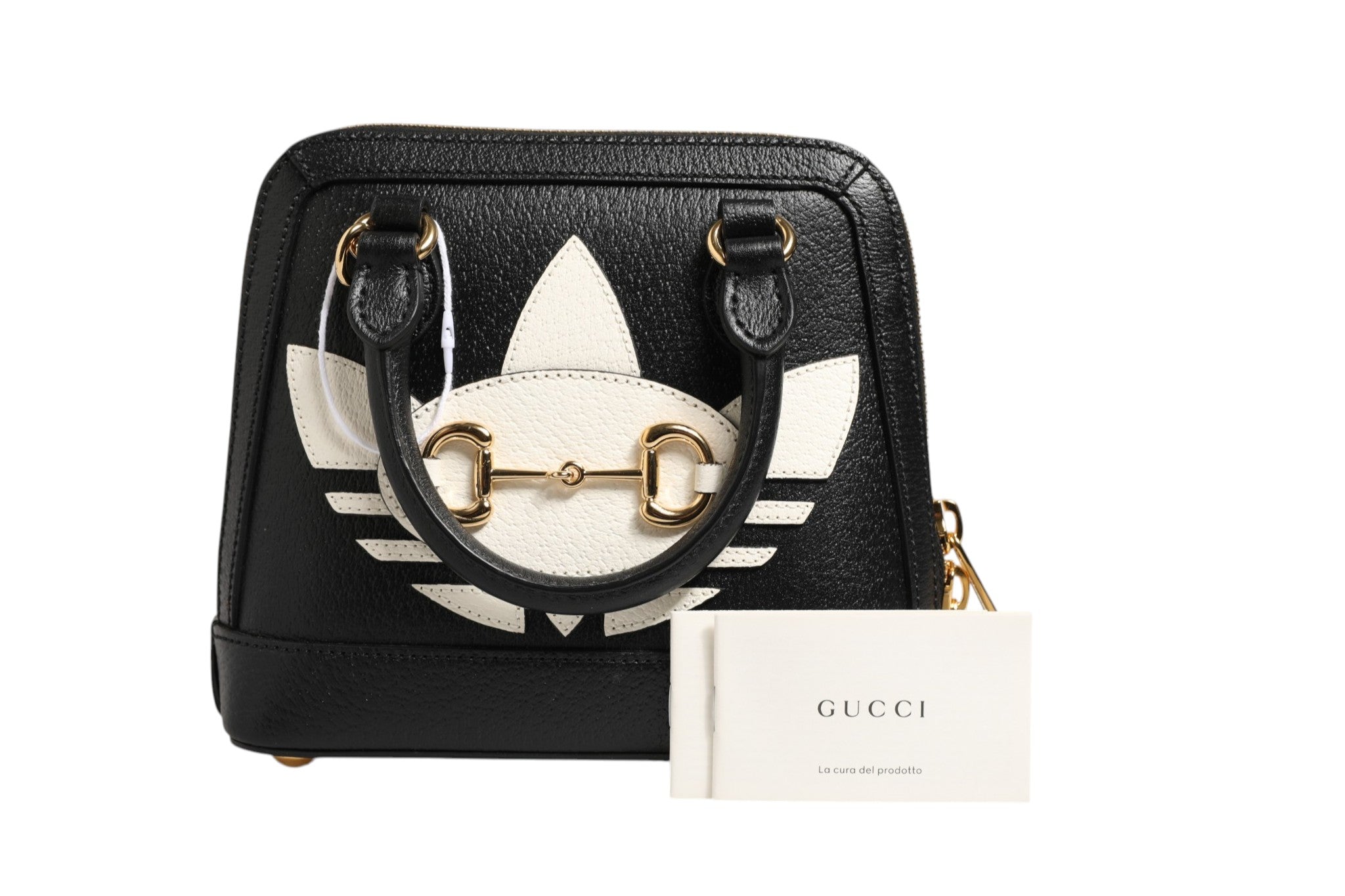 Pre-Owned Gucci x Adidas Horsebit 1955 Mini Bag Black Women's A (Excellent — Like New)