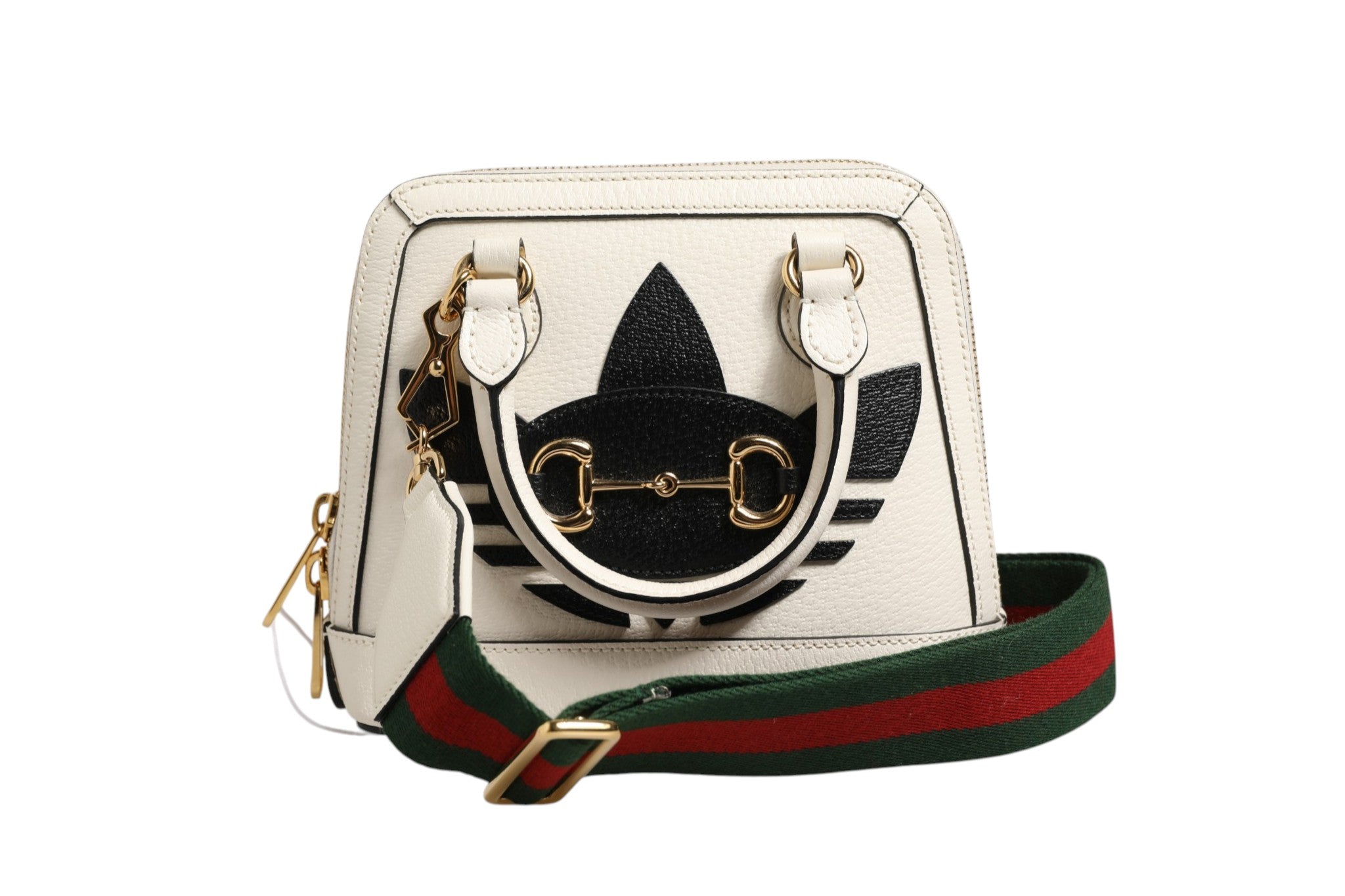 Pre-Owned Gucci x Adidas Horsebit 1955 Mini Bag White Women's A (Excellent — Like New)
