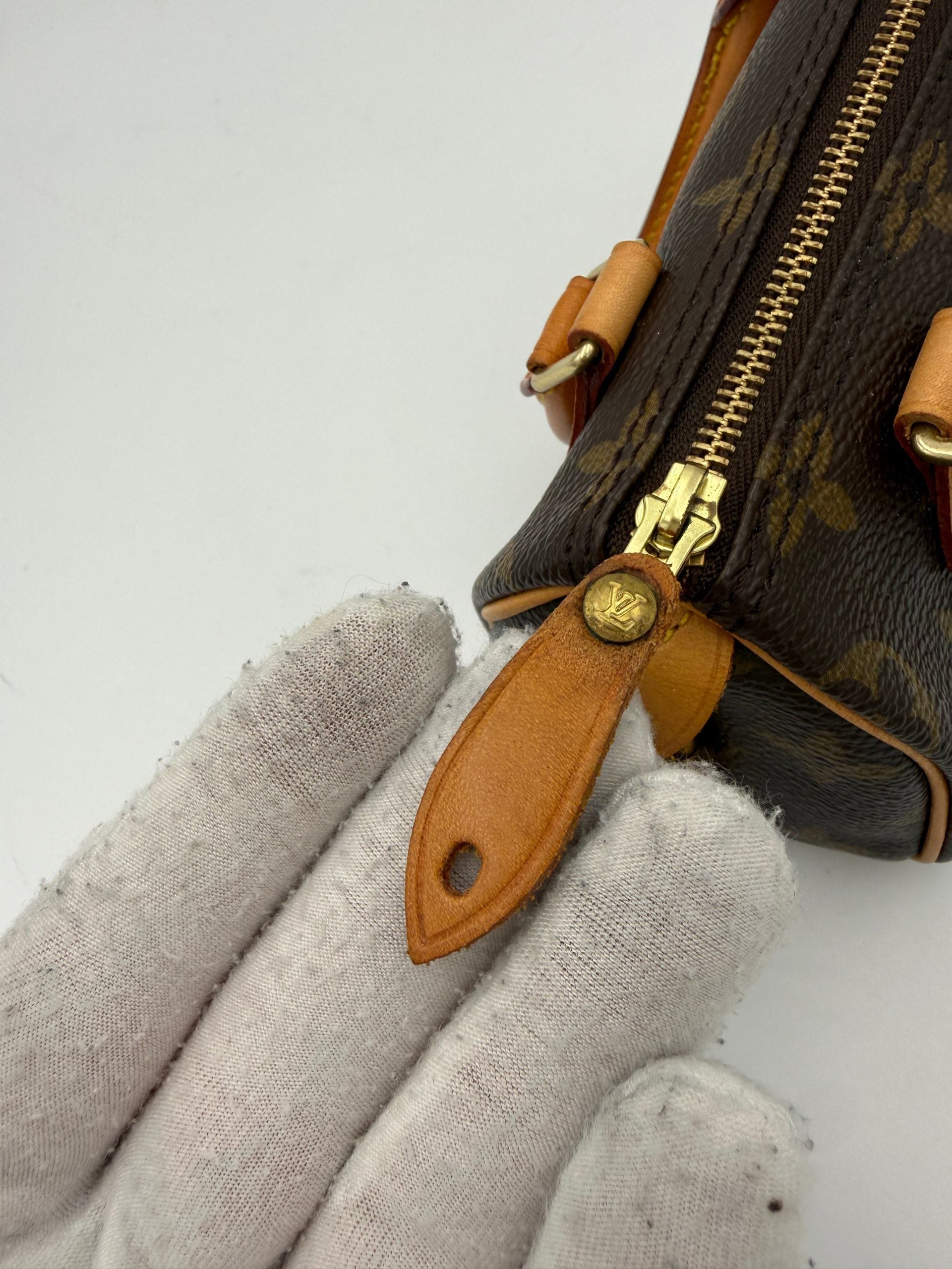 Pre-Owned Louis Vuitton LOUIS VUITTON Nano Speedy Monogram Handbag Multicolor Women's AB (Very Good — between Lightly Used and Used)