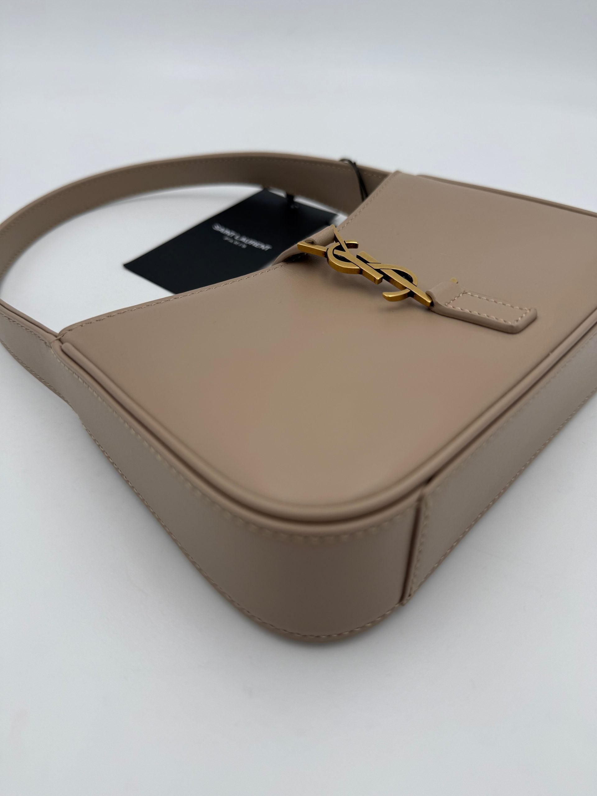 Pre-Owned Saint Laurent SAINT LAURENT LA 5 A 7 Mini Handbag Beige Women's AB (Very Good — between Lightly Used and Used)