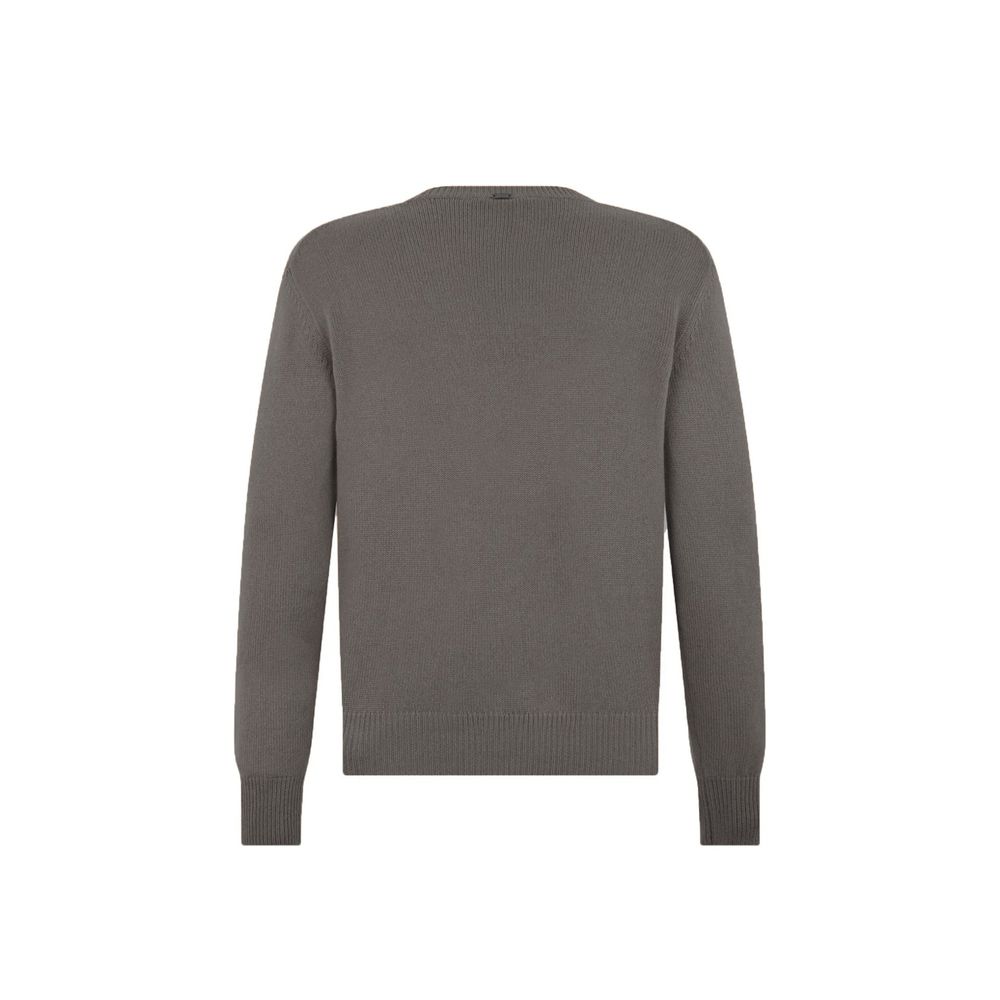 Herno Gray Cashmere Sweater