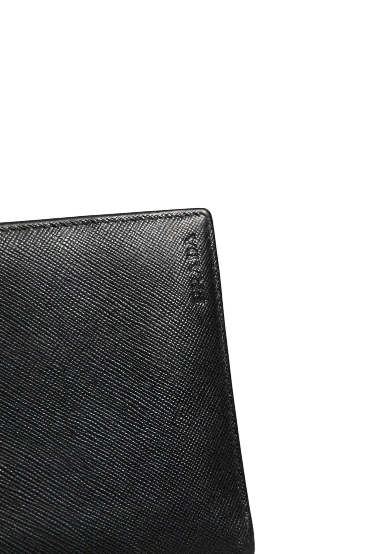 Prada Saffiano Leather Slim Card Holder Wallet