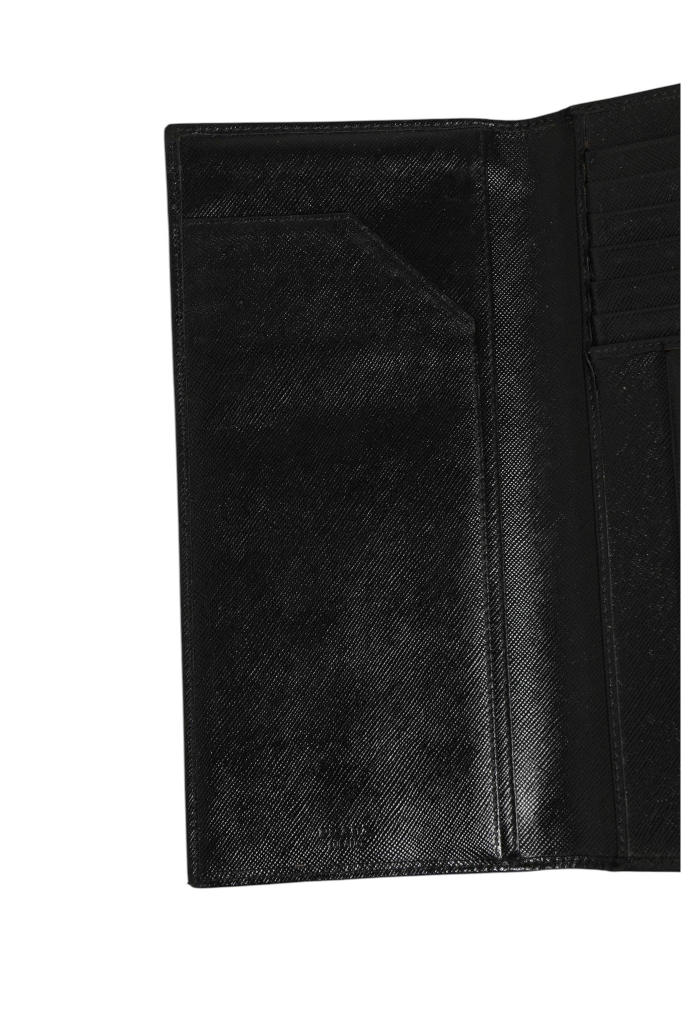 Prada Saffiano Leather Slim Card Holder Wallet