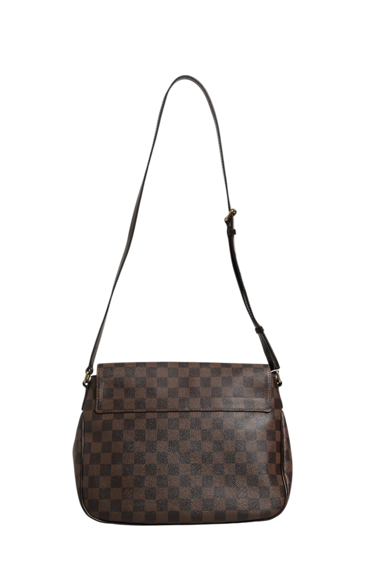 Pre-Owned Louis Vuitton Damier Ebene Besace Rosebery Crossbody Bag Brown Women's B (Good — visible signs of wear)