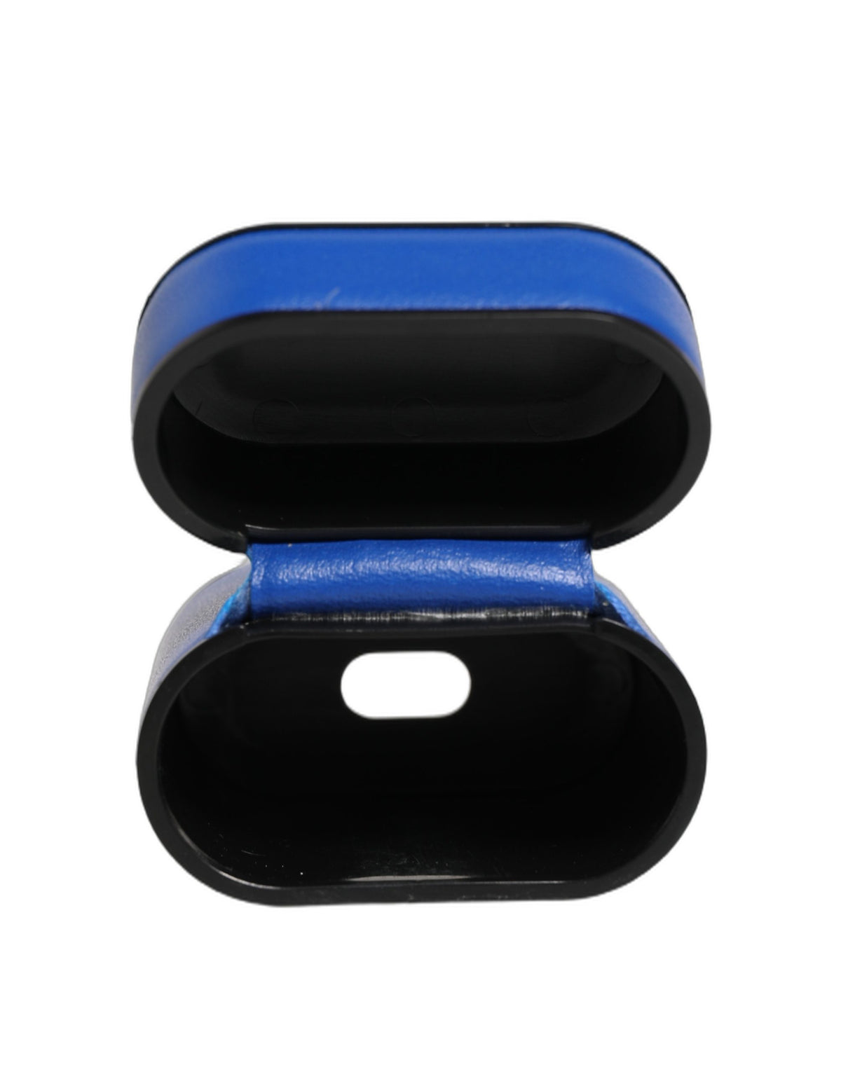 Dolce & Gabbana Case Blue Leather Logo Flip Holder Strap Airpods