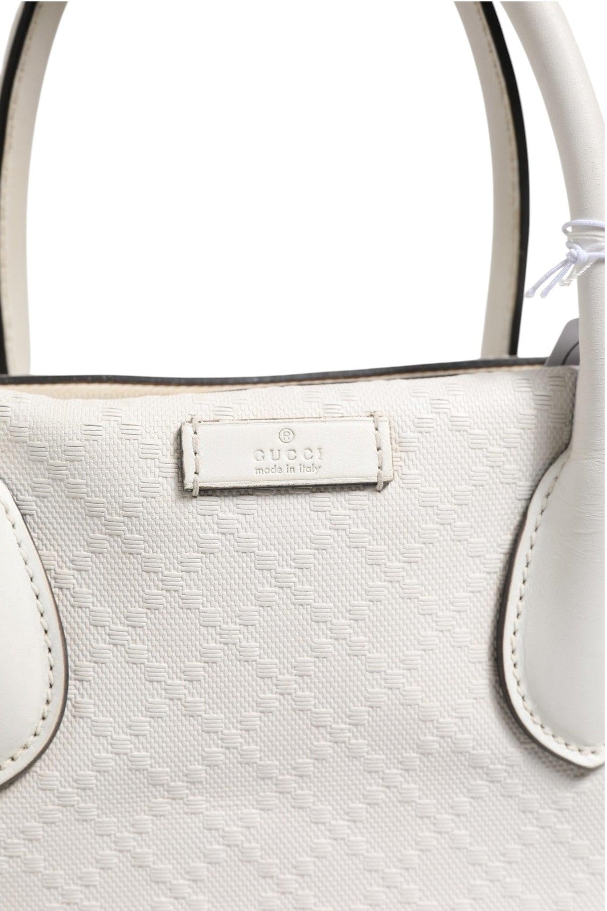 Gucci Medium Diamante Leather Boston Bag