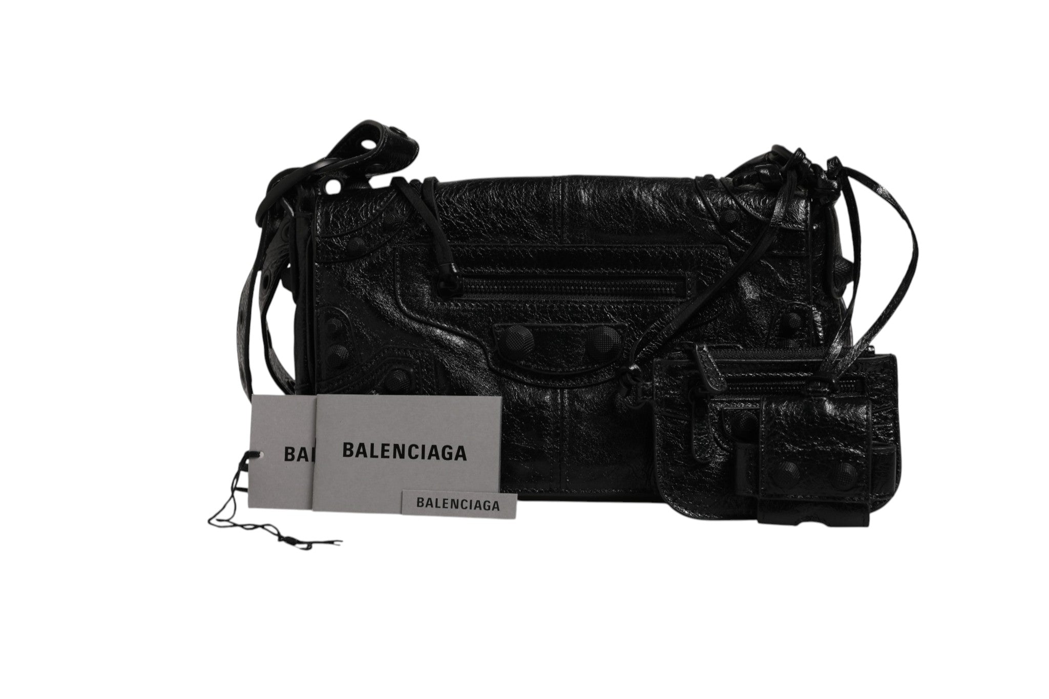 Pre-Owned Balenciaga Le Cagole XS Flap Bag Black Men's A (Excellent — Like New)