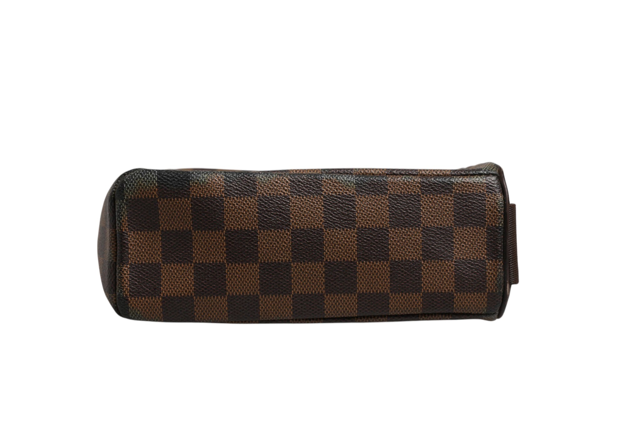 Pre-Owned Louis Vuitton Damier Ebene Olav PM Messenger Bag Brown Women's B (Good — visible signs of wear)