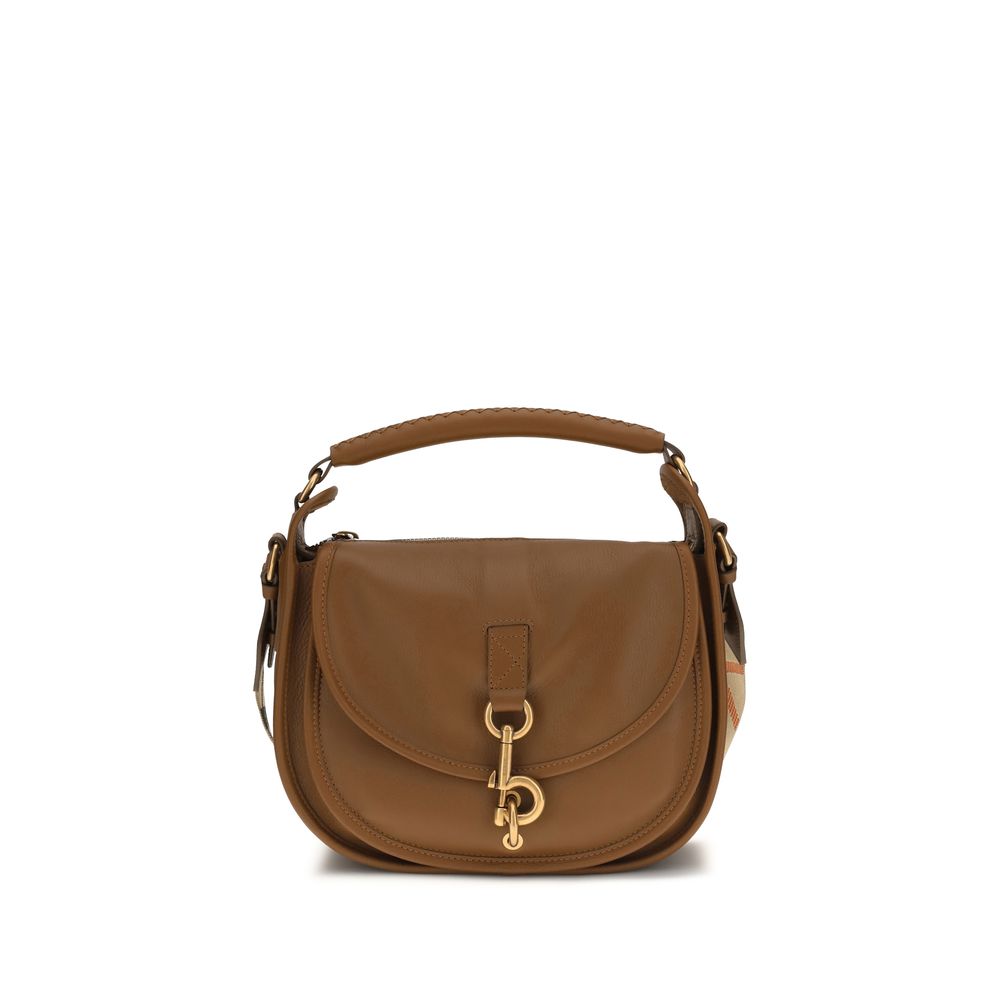 Burberry Brown Leather Shoulder Bag