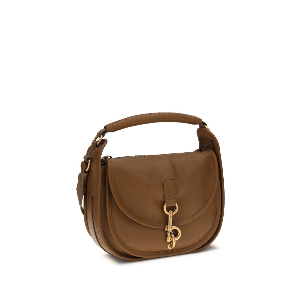 Burberry Brown Leather Shoulder Bag