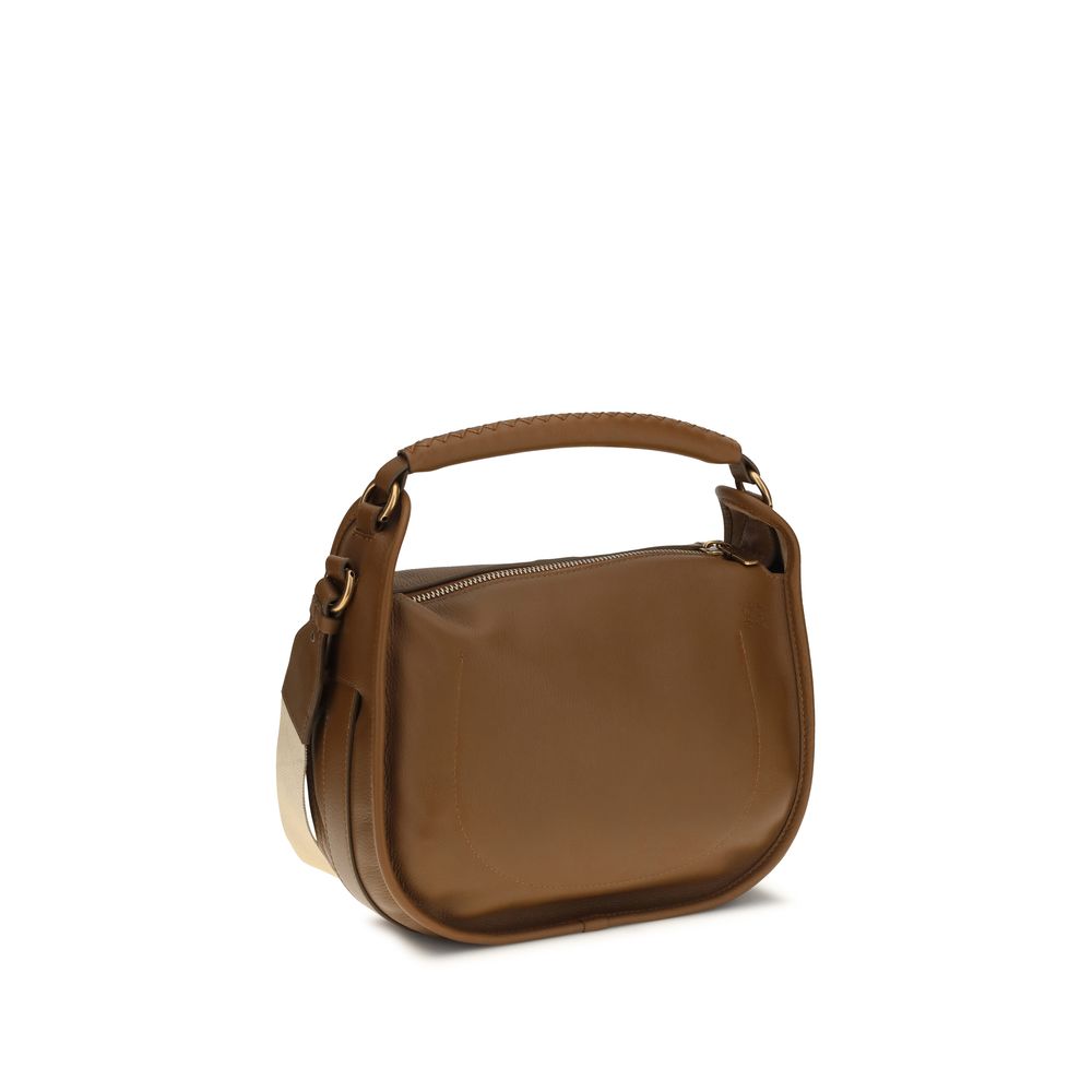 Burberry Brown Leather Shoulder Bag