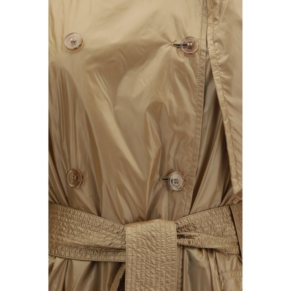 Saint Laurent Beige Polyamide Trench Coat