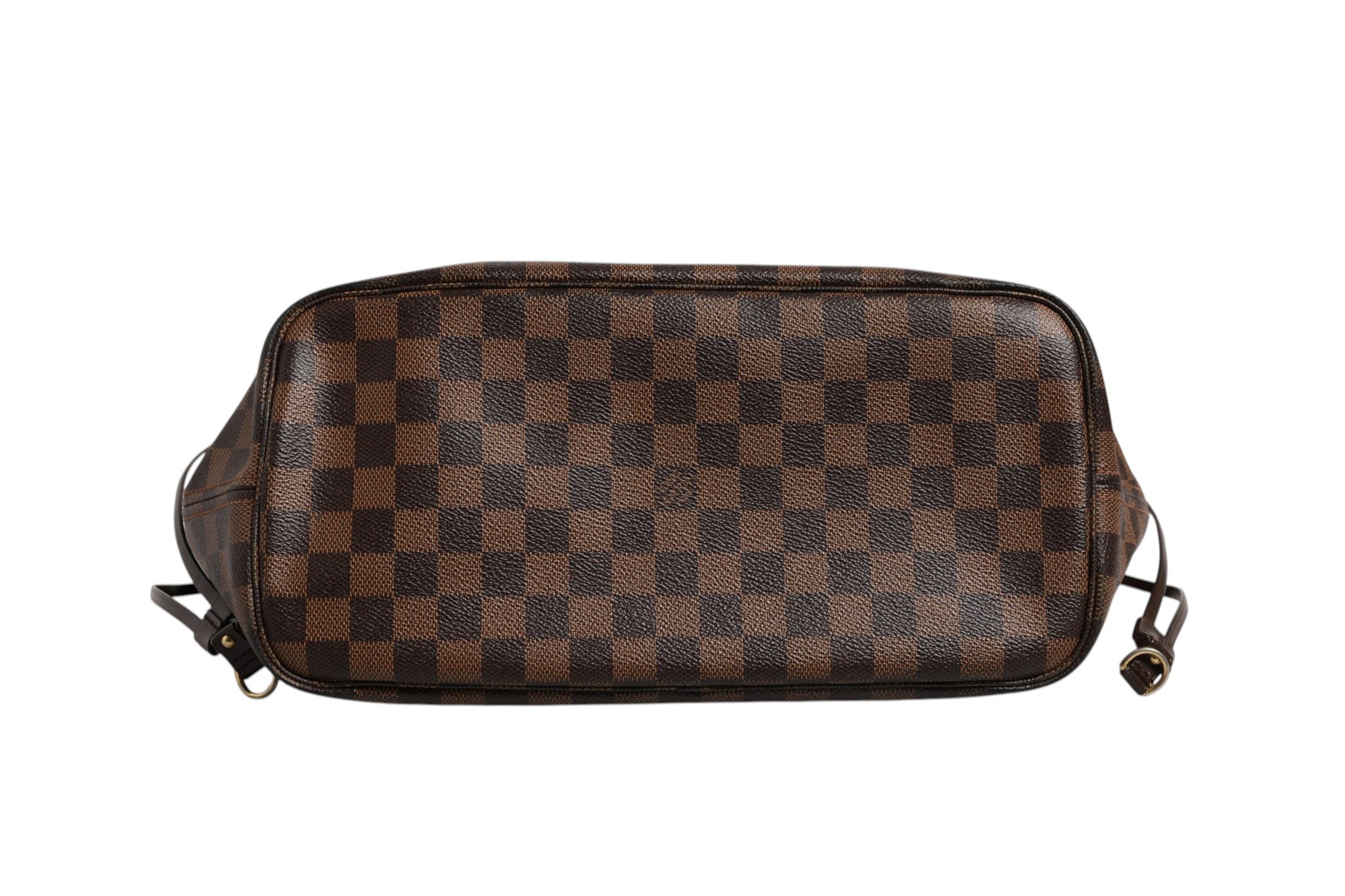 Pre-Owned Louis Vuitton Neverfull MM Damier Ebene Brown Women's AB (Very Good — between Lightly Used and Used)