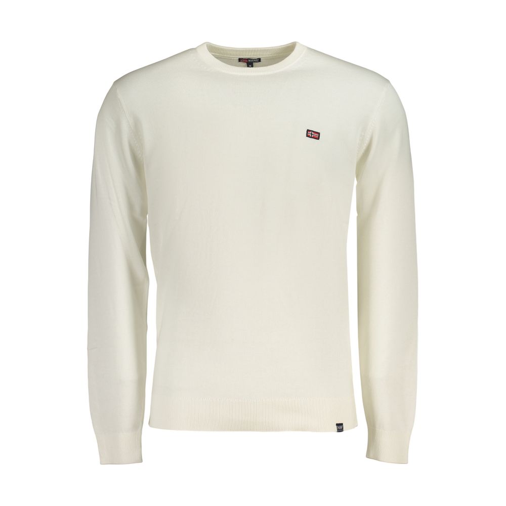 New Norway 1963 White Cotton Men's Knit Top