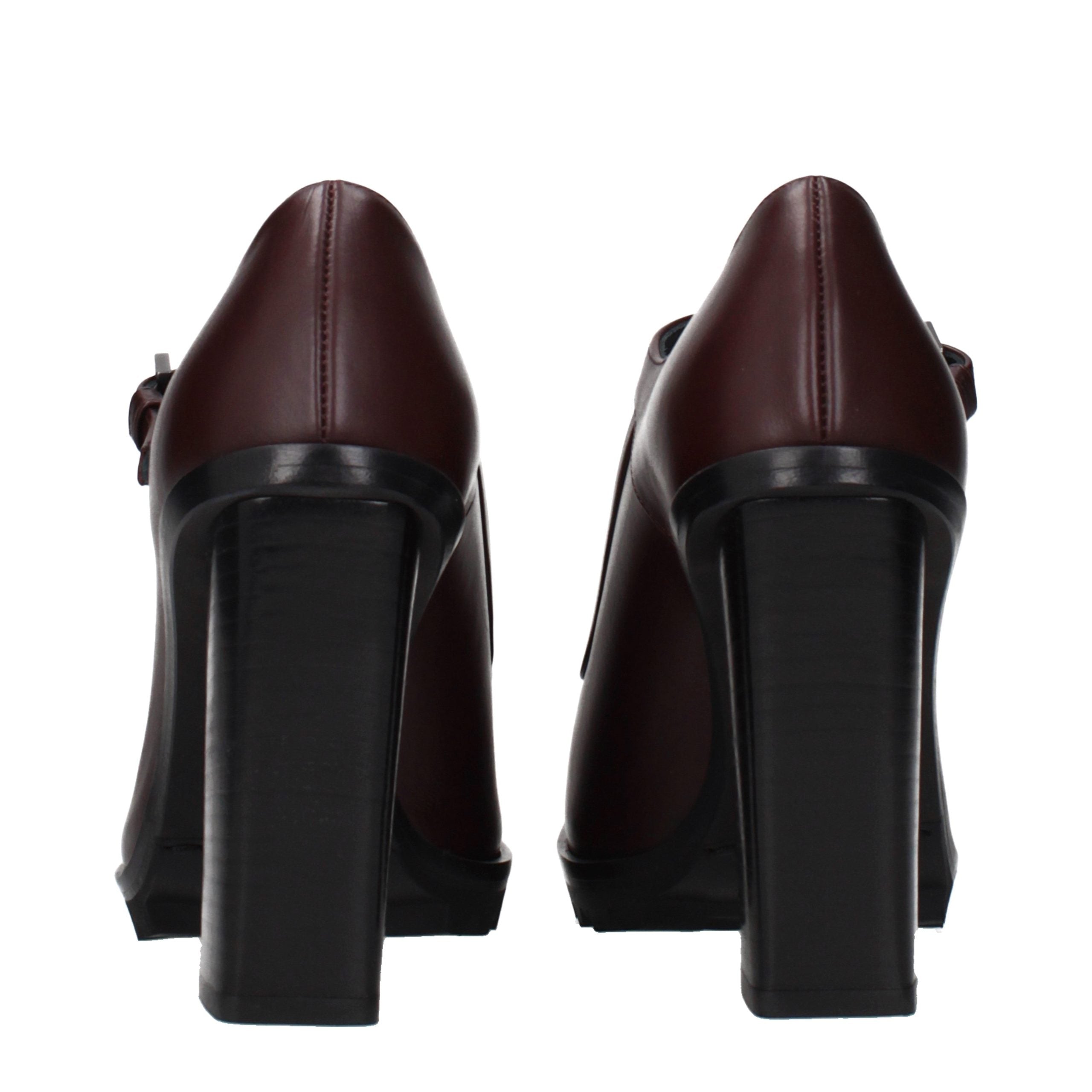 Max Mara Brown Leather High Heel Pumps